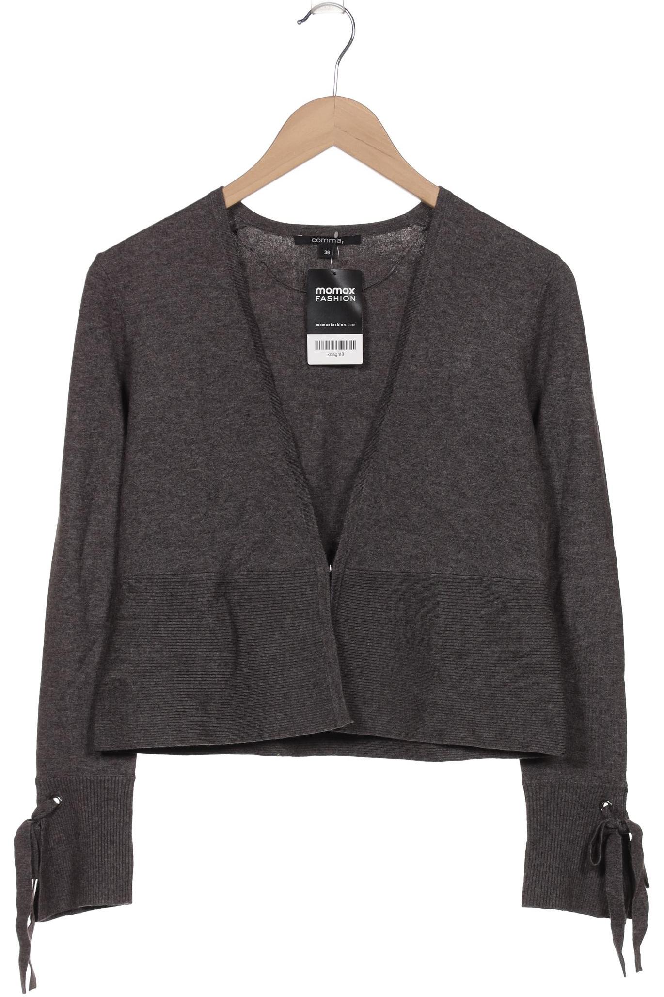 

Comma Damen Strickjacke, grau, Gr. 36