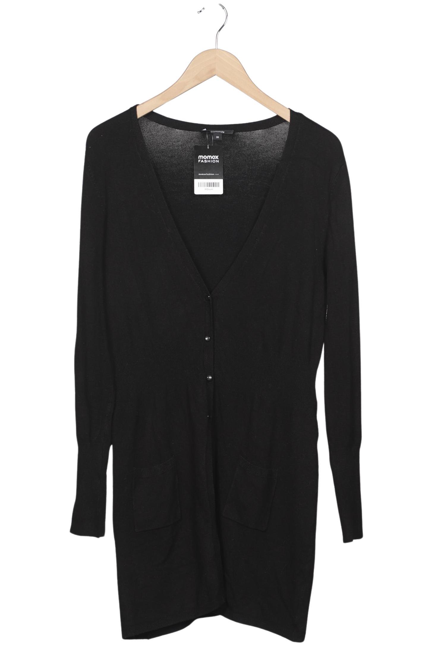 

Comma Damen Strickjacke, schwarz, Gr. 38
