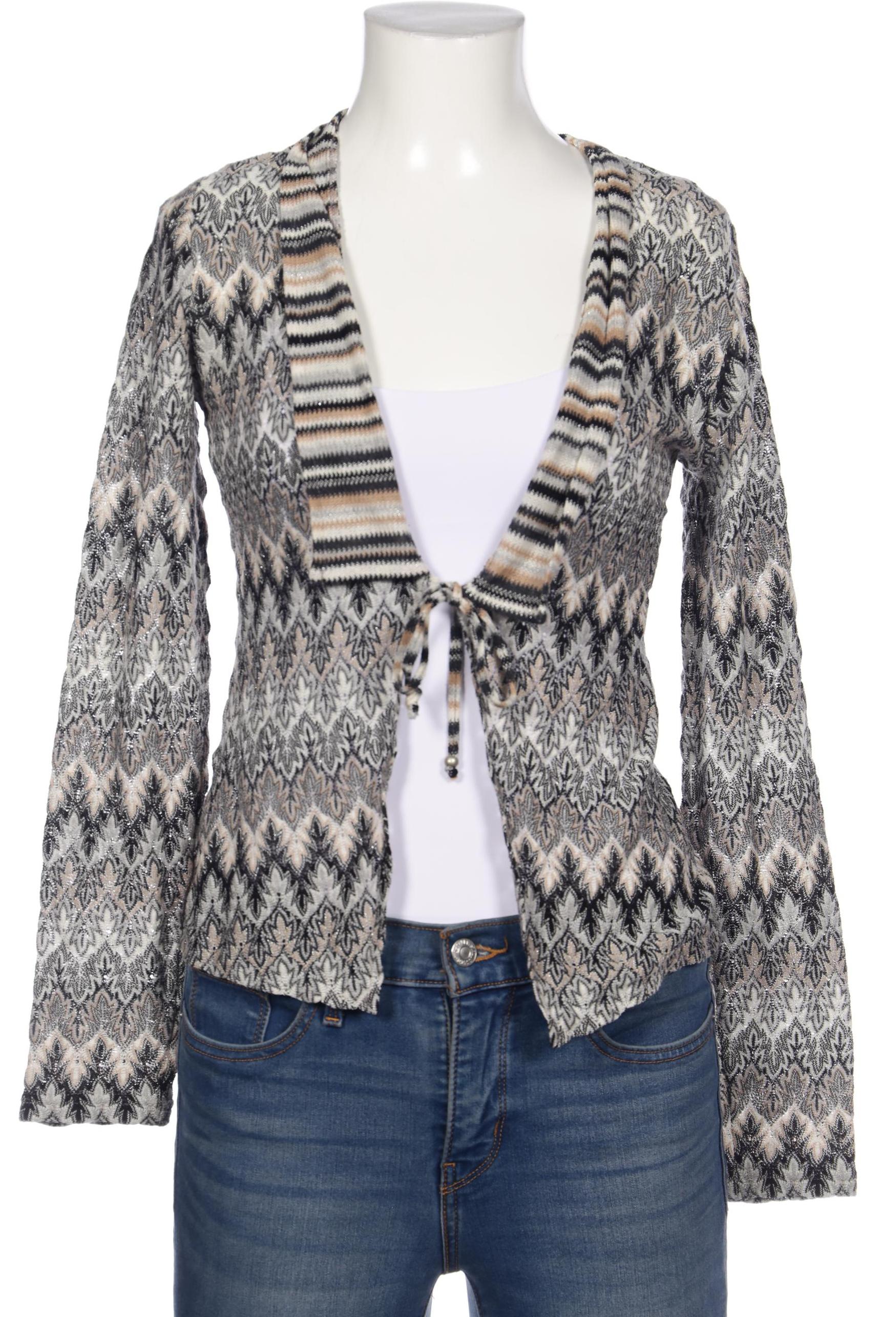 

Comma Damen Strickjacke, grau, Gr. 36