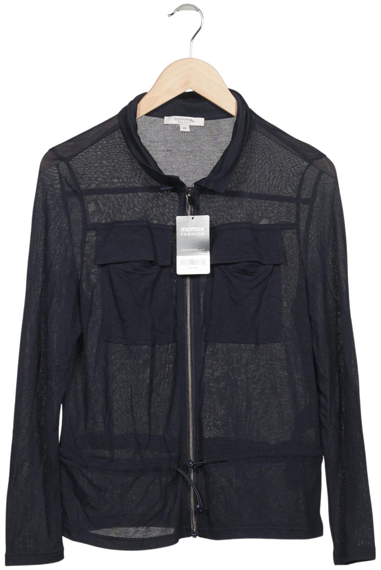 

Comma Damen Strickjacke, marineblau, Gr. 34