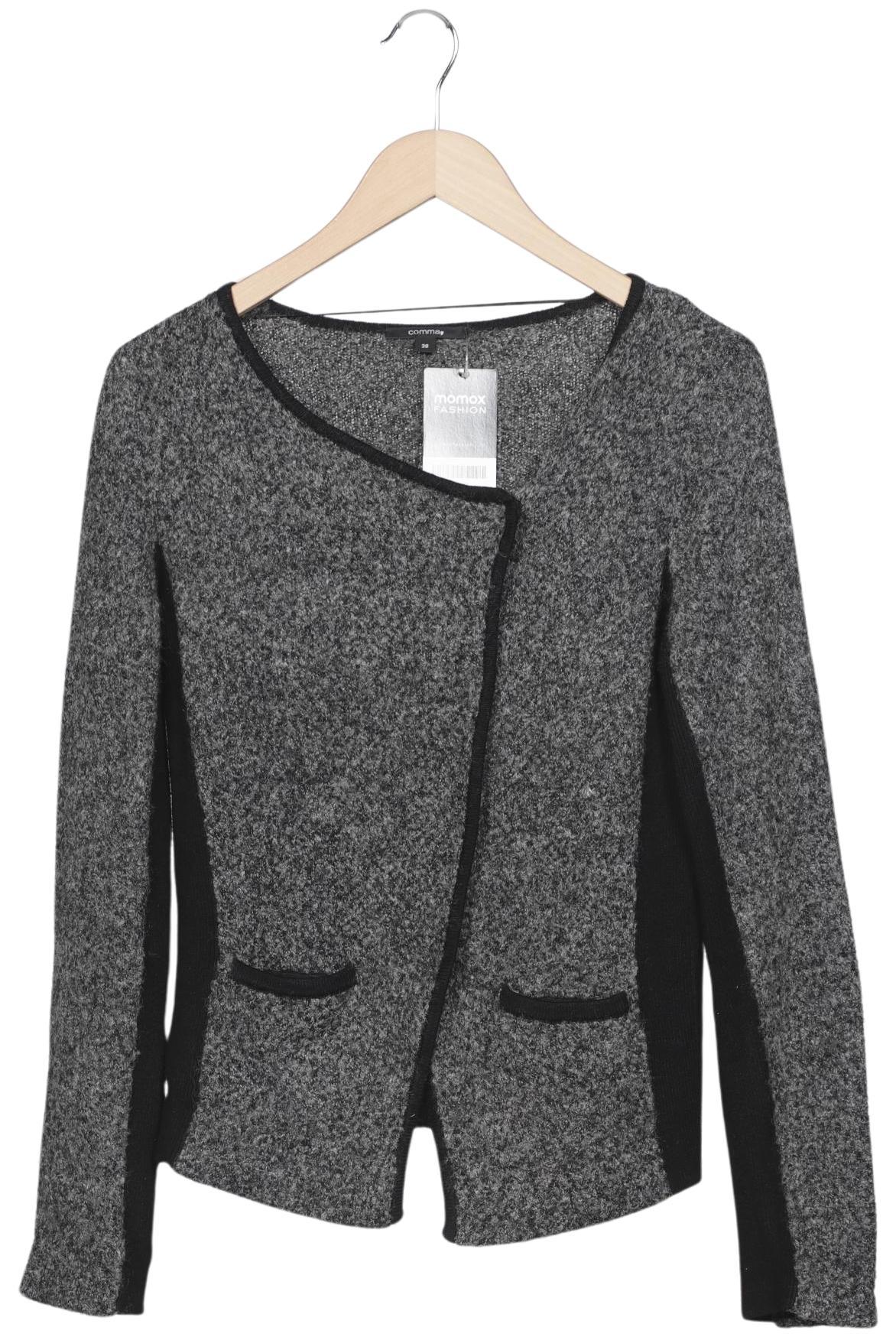 

Comma Damen Strickjacke, grau, Gr. 38