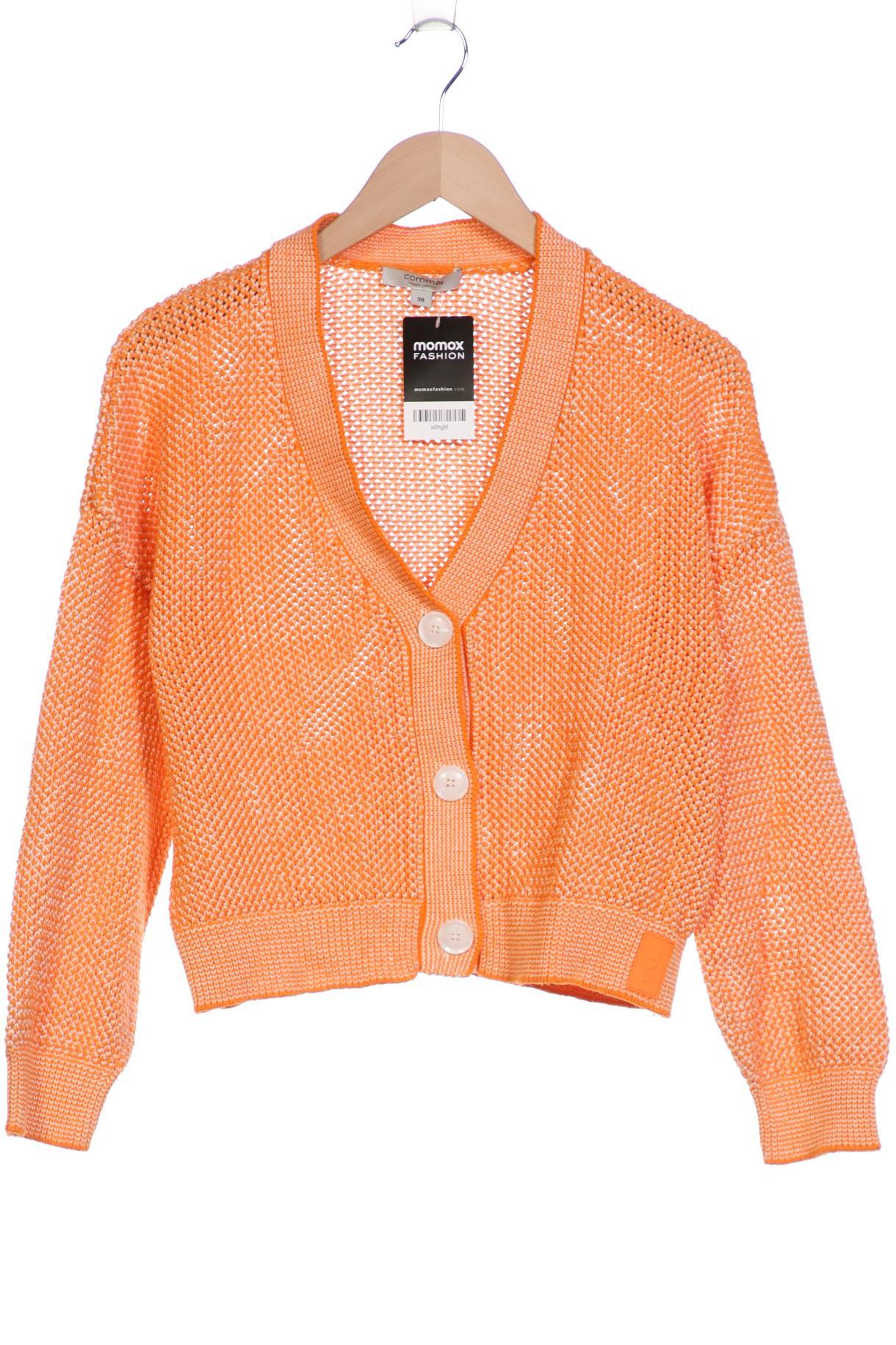 

Comma Damen Strickjacke, orange, Gr. 38