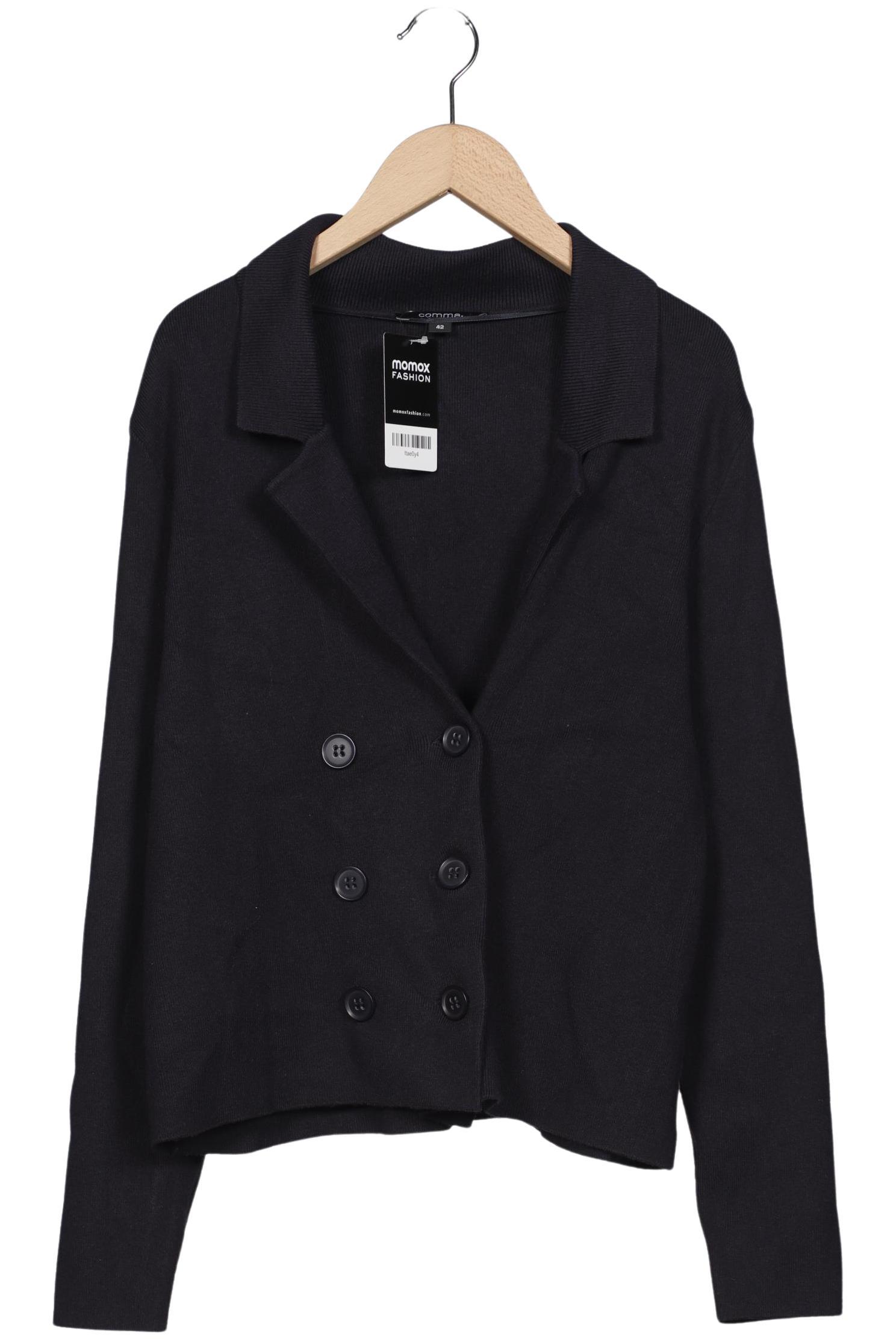 

Comma Damen Strickjacke, marineblau, Gr. 42