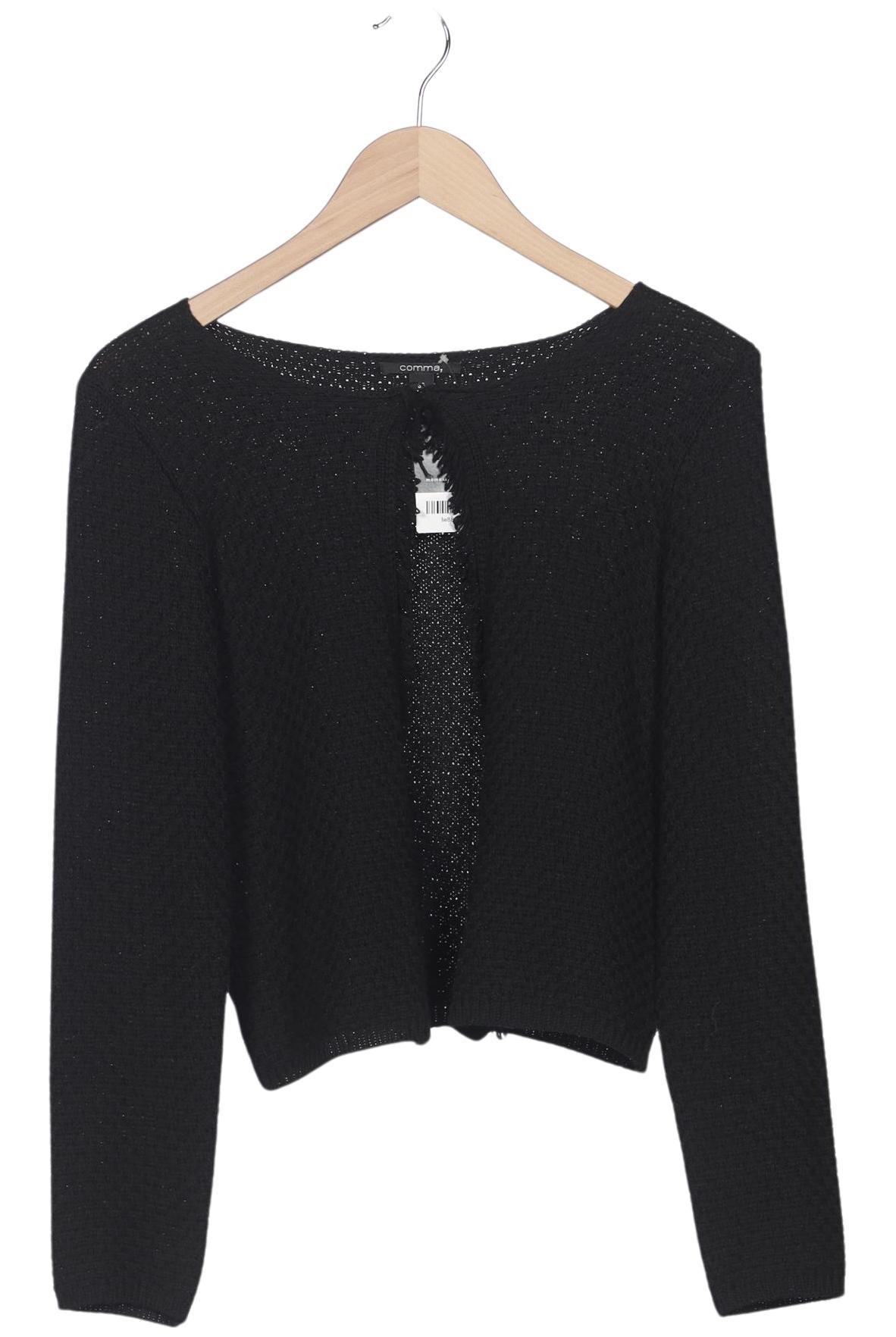 

Comma Damen Strickjacke, schwarz, Gr. 36