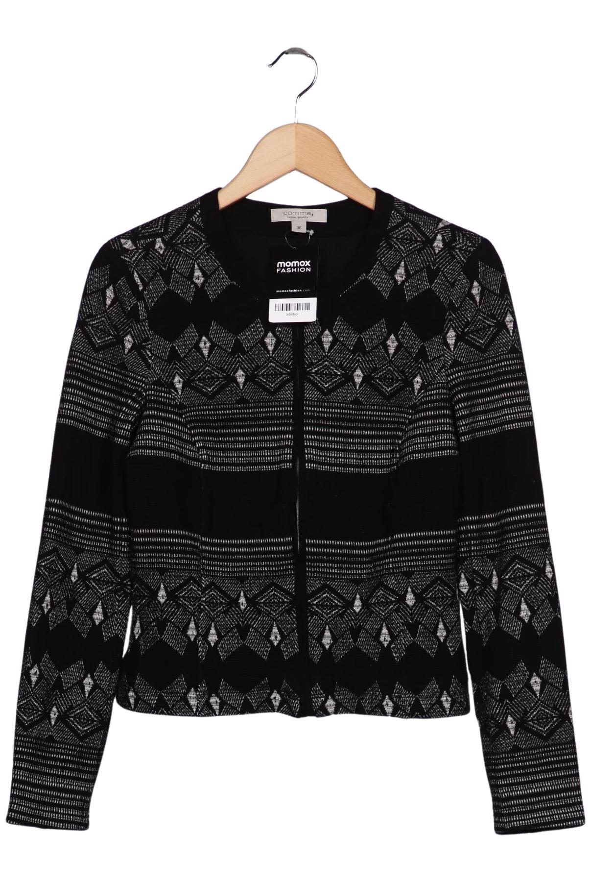 

Comma Damen Strickjacke, schwarz, Gr. 36