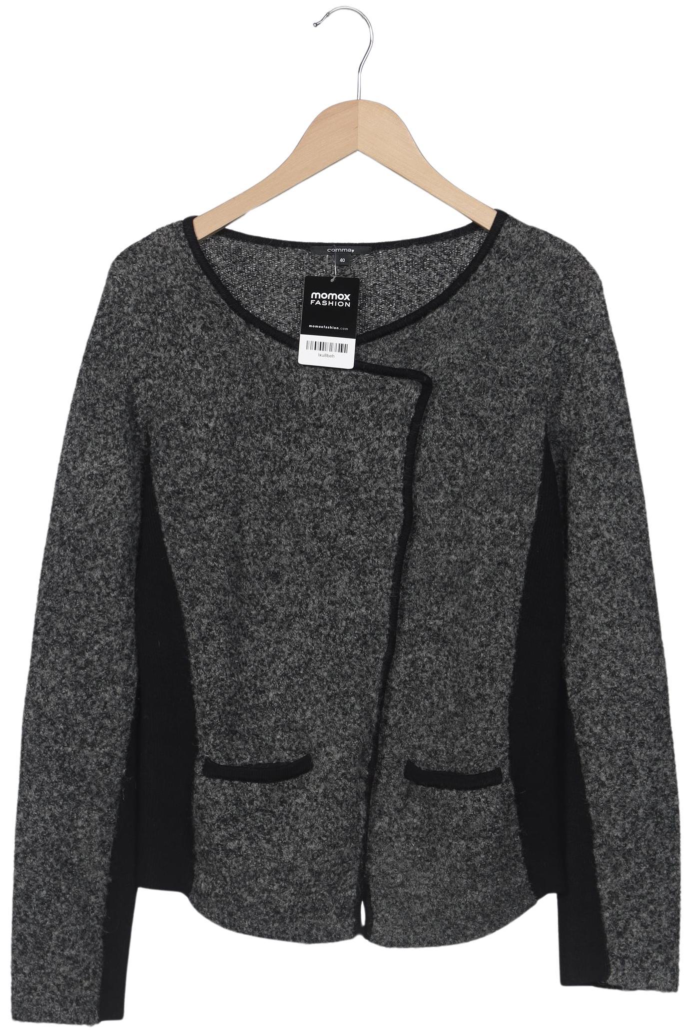 

Comma Damen Strickjacke, grau, Gr. 40
