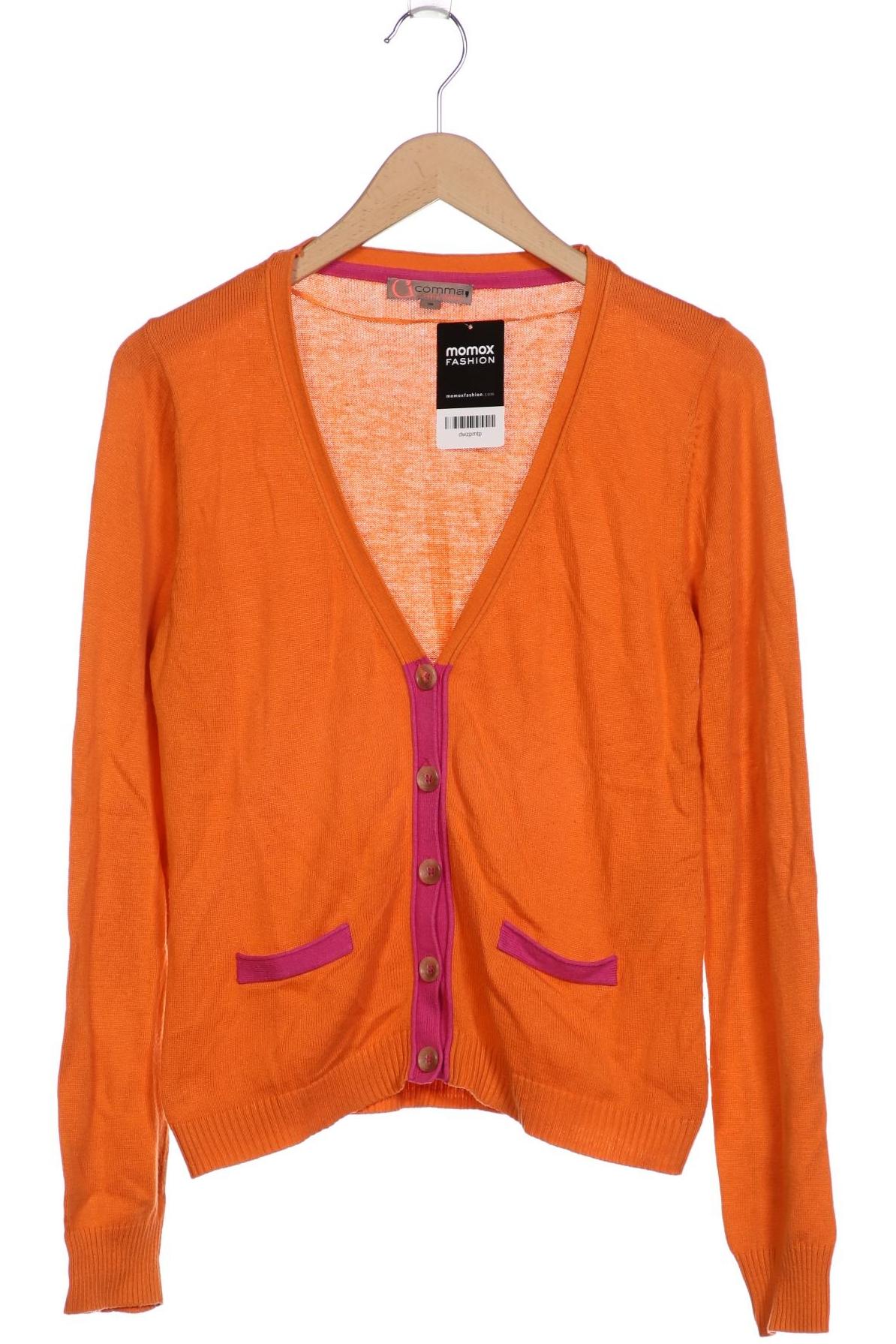 

Comma Damen Strickjacke, orange, Gr. 38