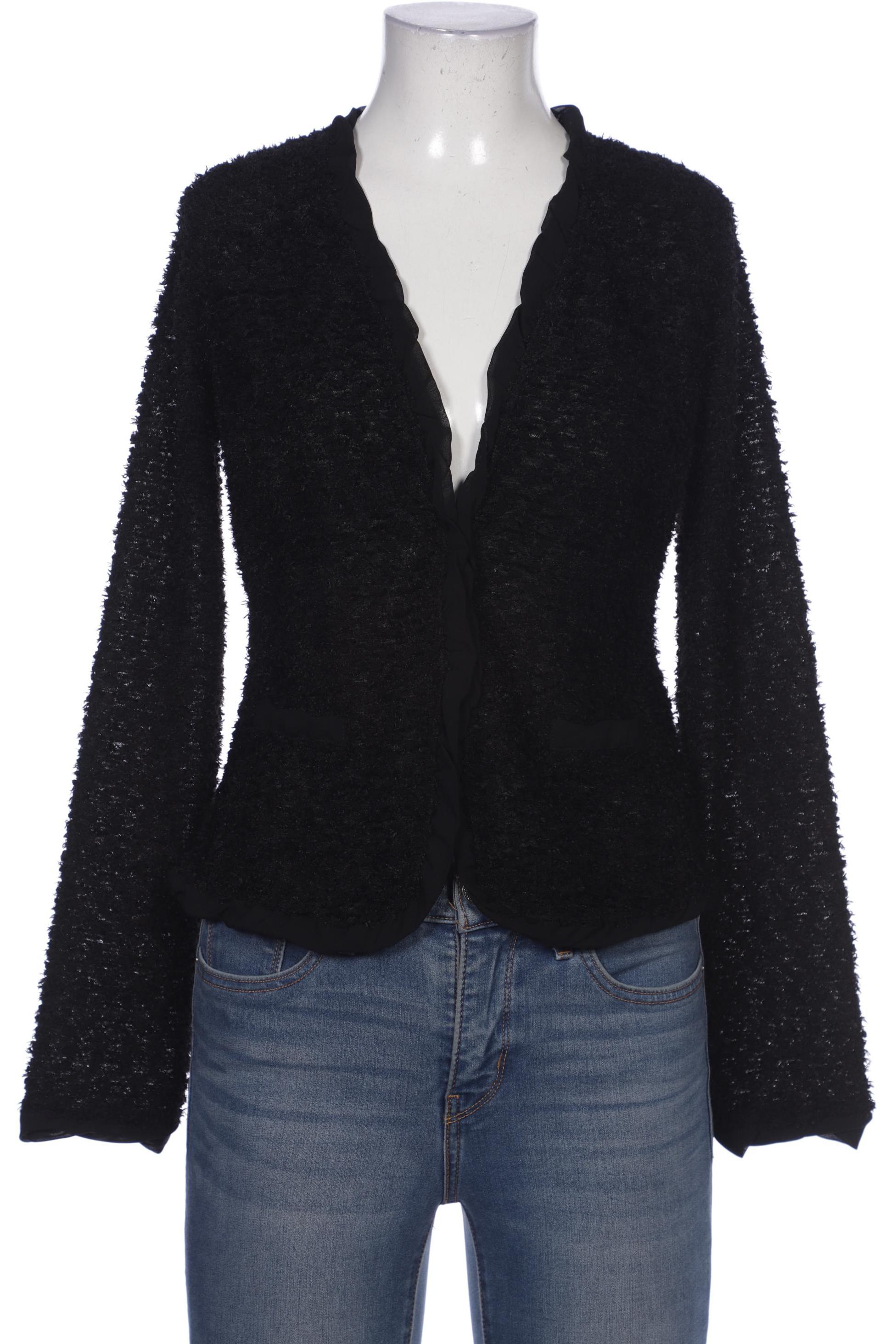 

Comma Damen Strickjacke, schwarz, Gr. 36