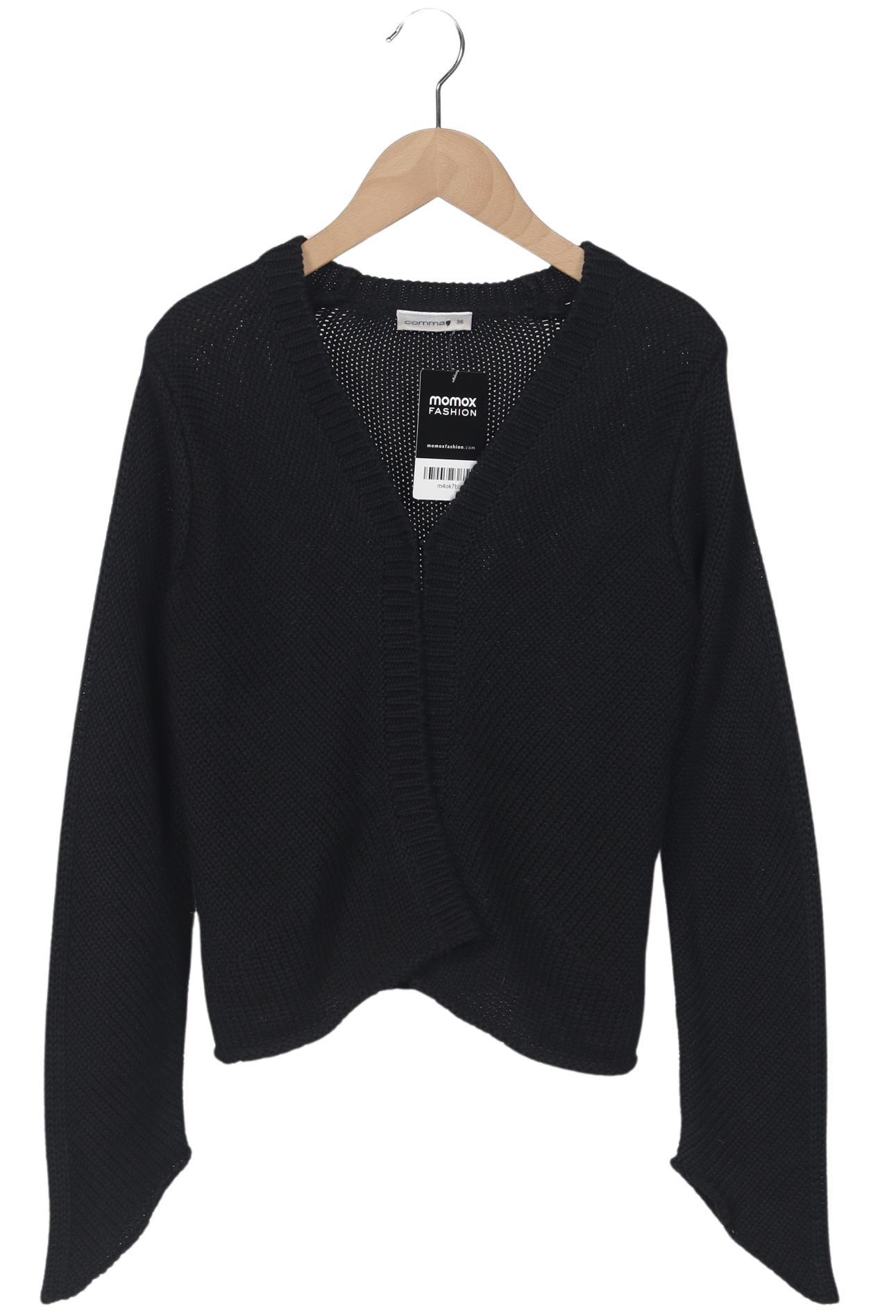 

Comma Damen Strickjacke, schwarz, Gr. 36