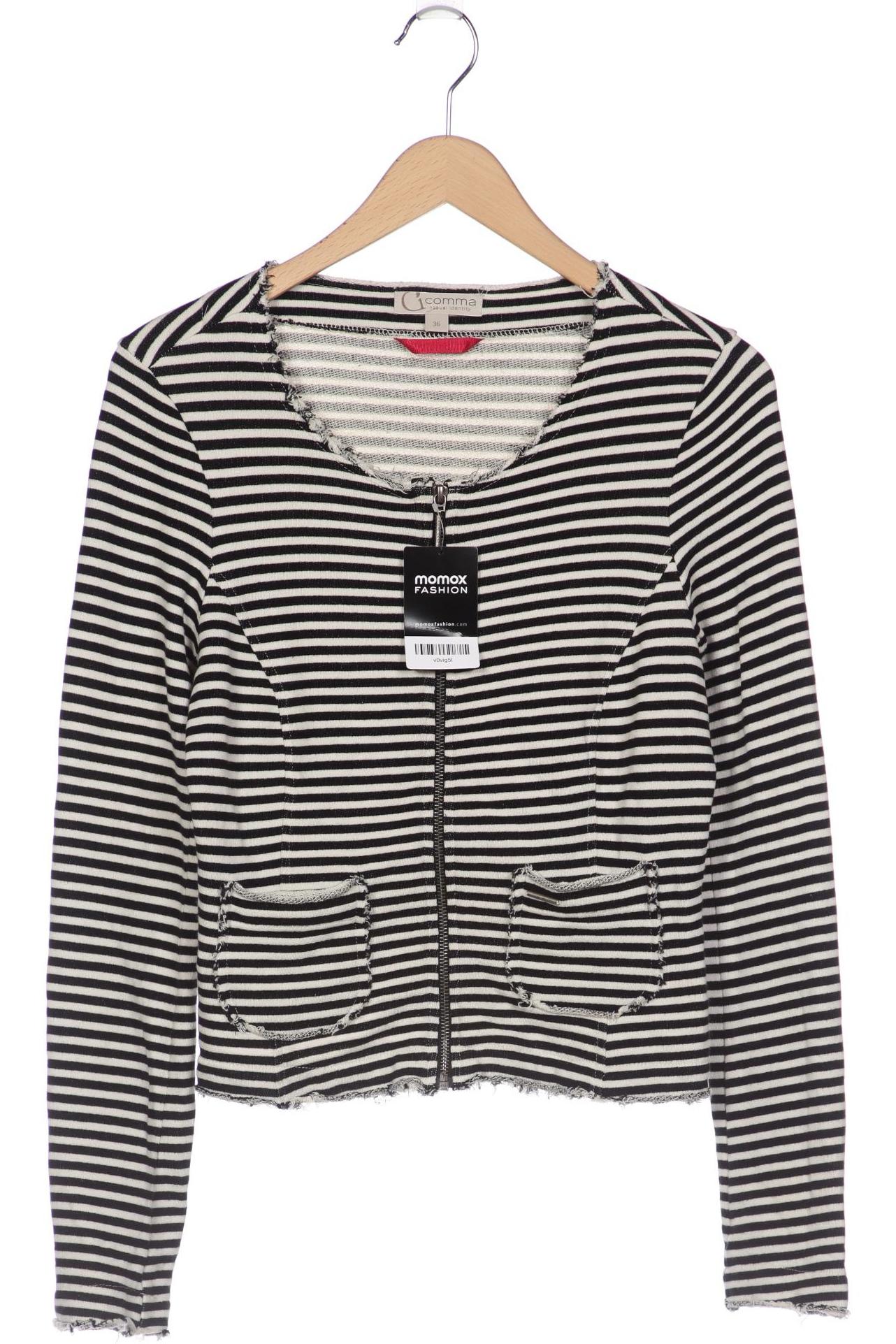 

Comma Damen Strickjacke, schwarz, Gr. 36
