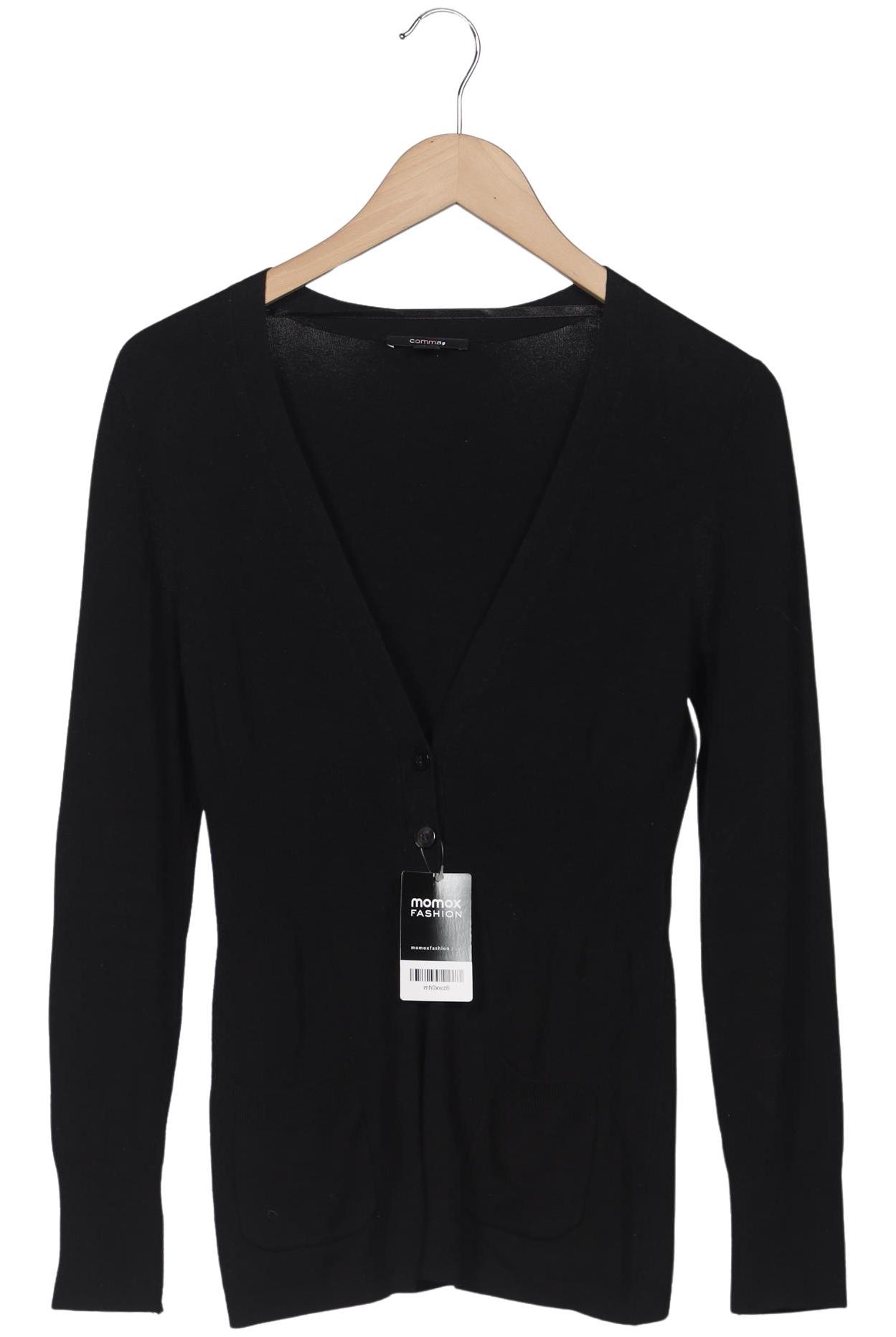 

Comma Damen Strickjacke, schwarz, Gr. 34