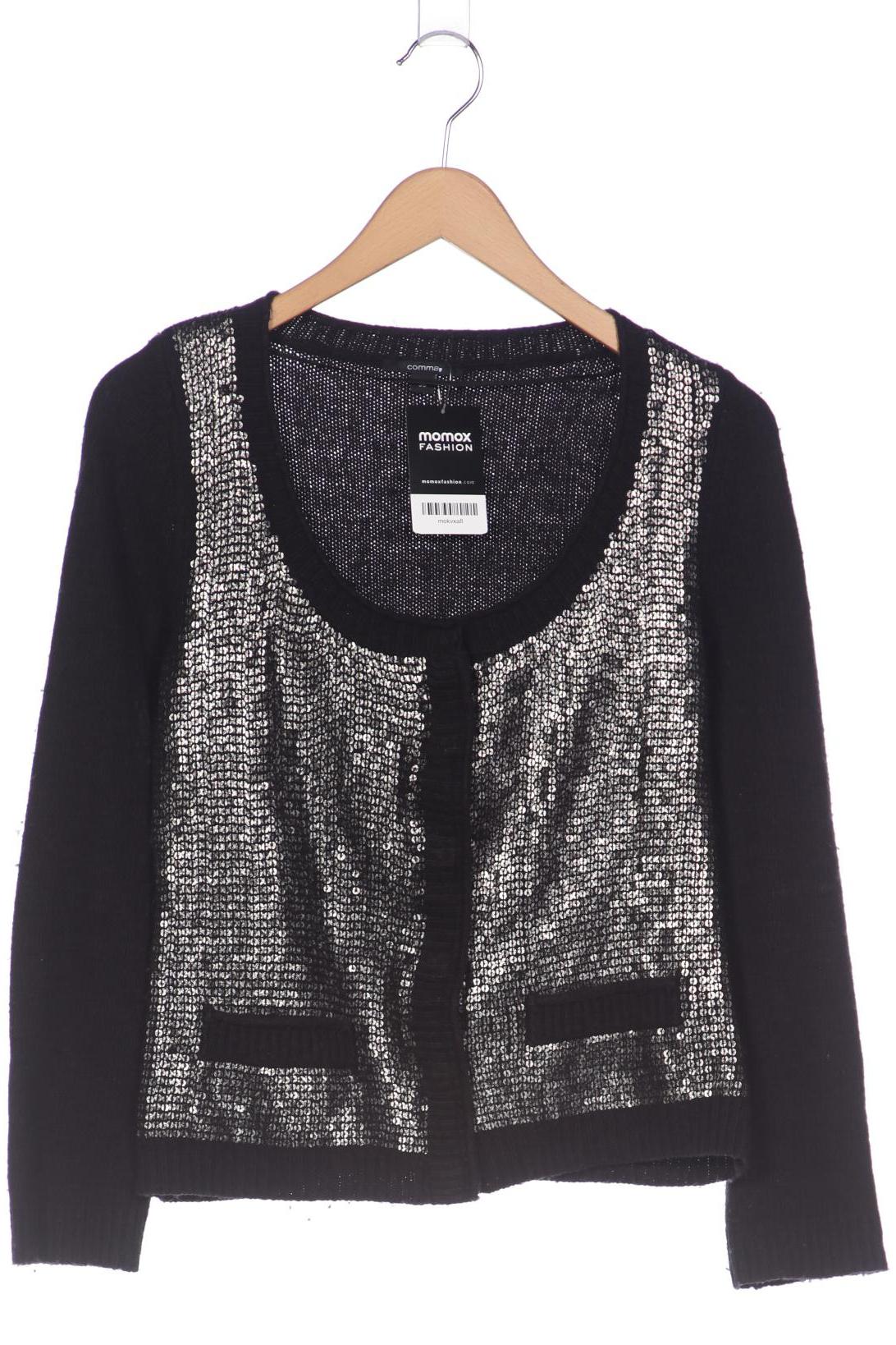 

Comma Damen Strickjacke, schwarz, Gr. 36