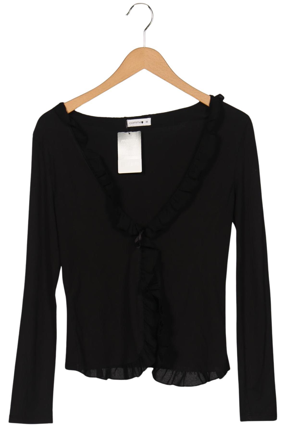 

Comma Damen Strickjacke, schwarz, Gr. 38