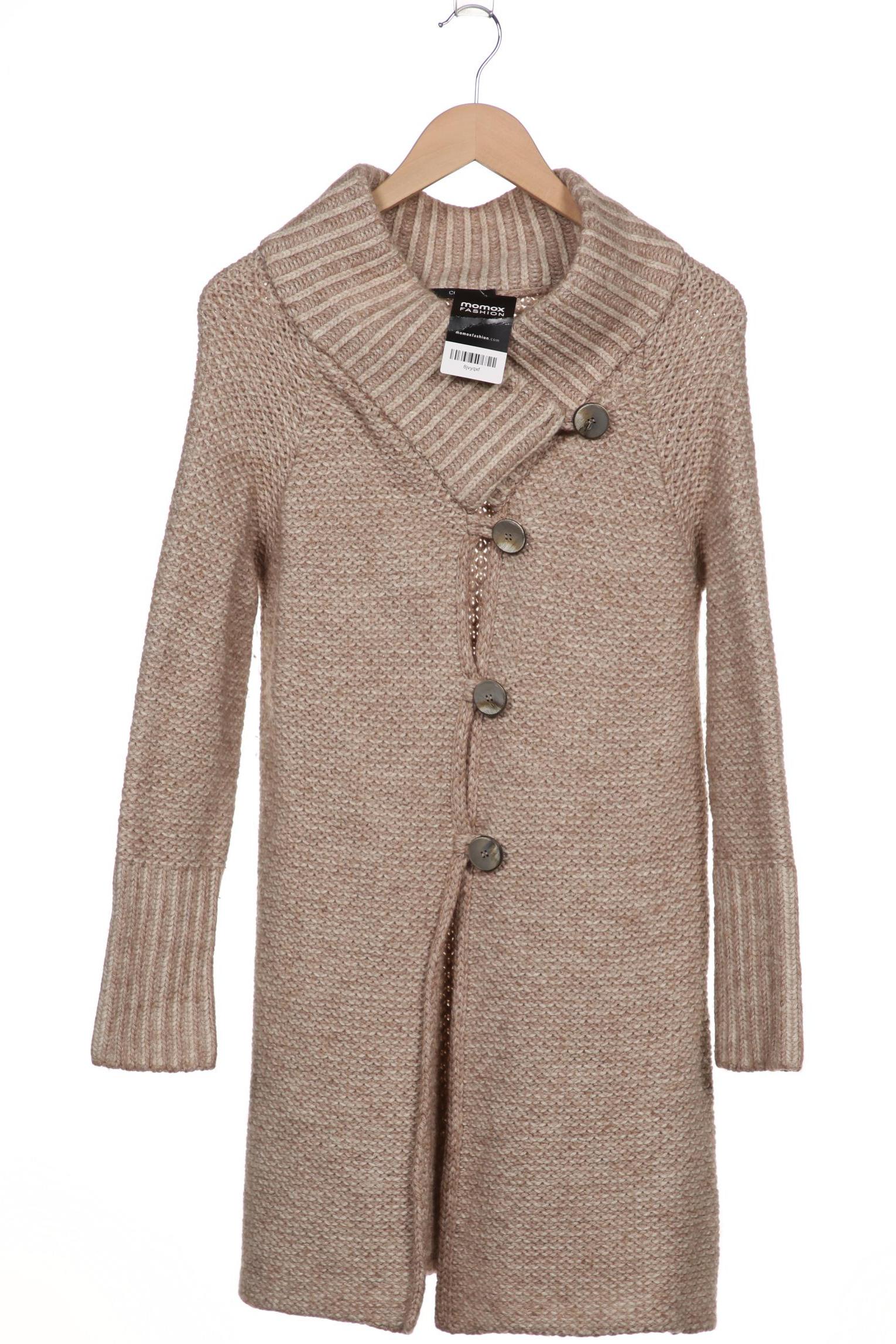 

Comma Damen Strickjacke, beige, Gr. 40