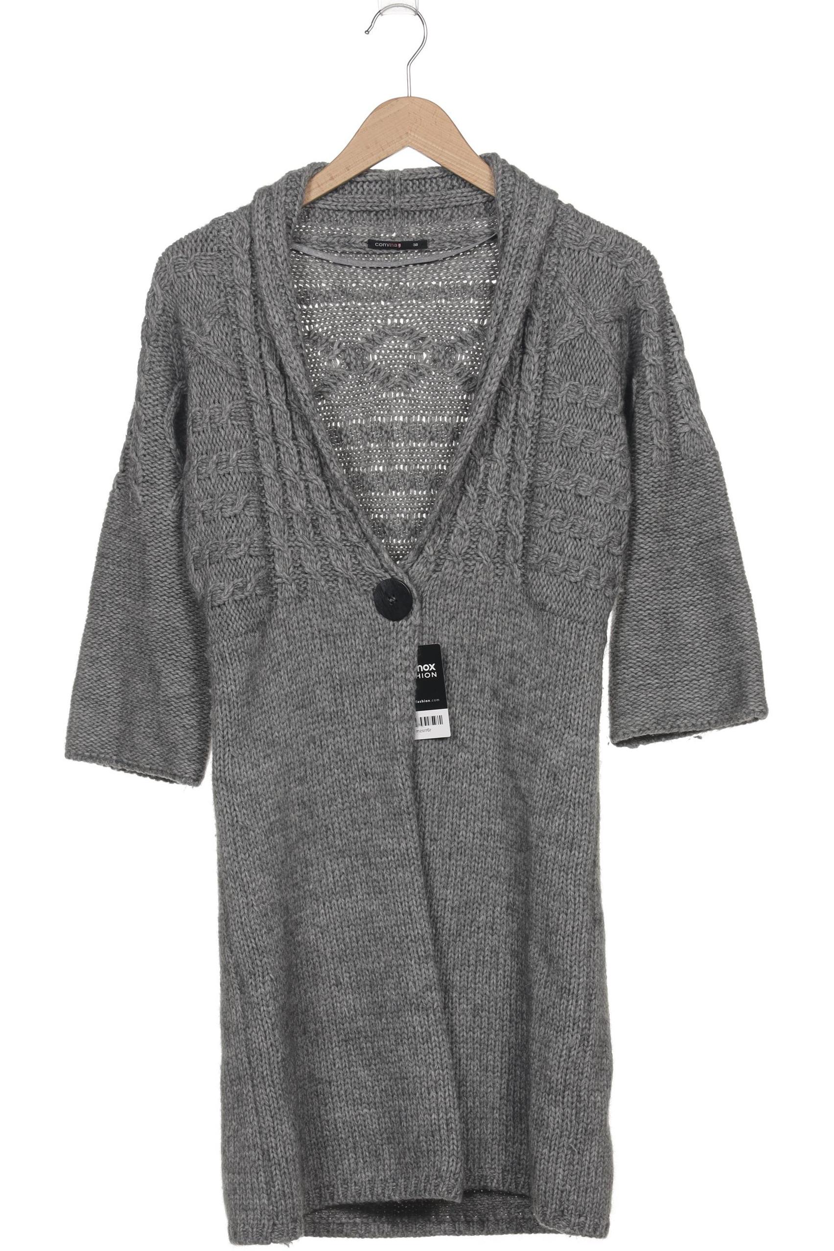 

Comma Damen Strickjacke, grau, Gr. 38