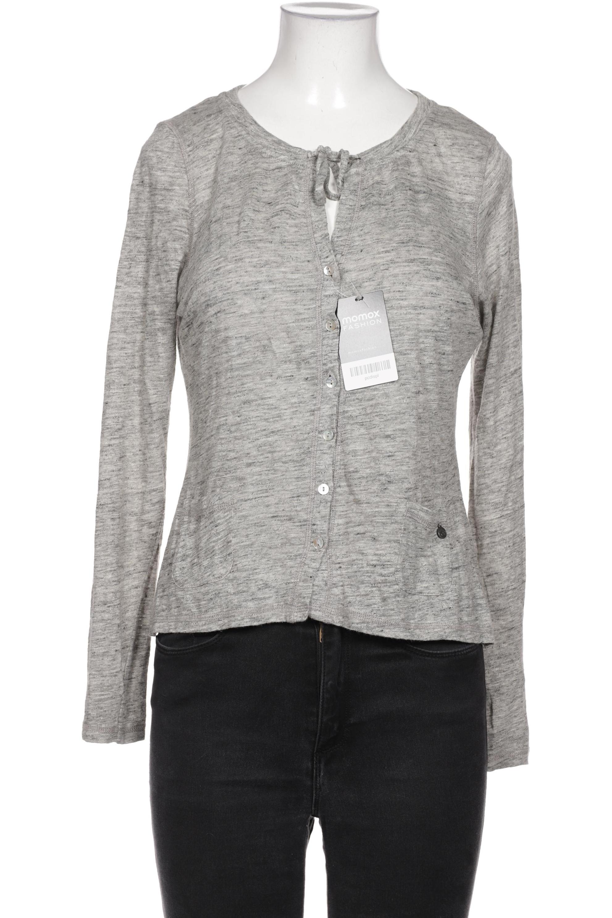 

Comma Damen Strickjacke, grau, Gr. 38