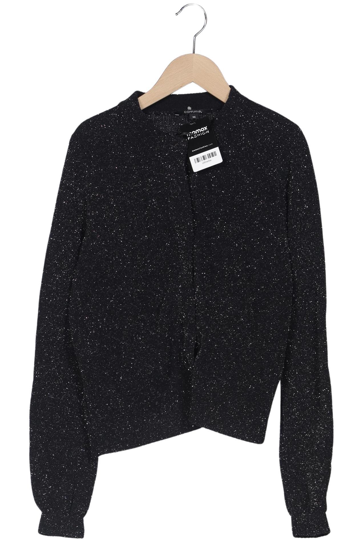 

Comma Damen Strickjacke, schwarz, Gr. 36