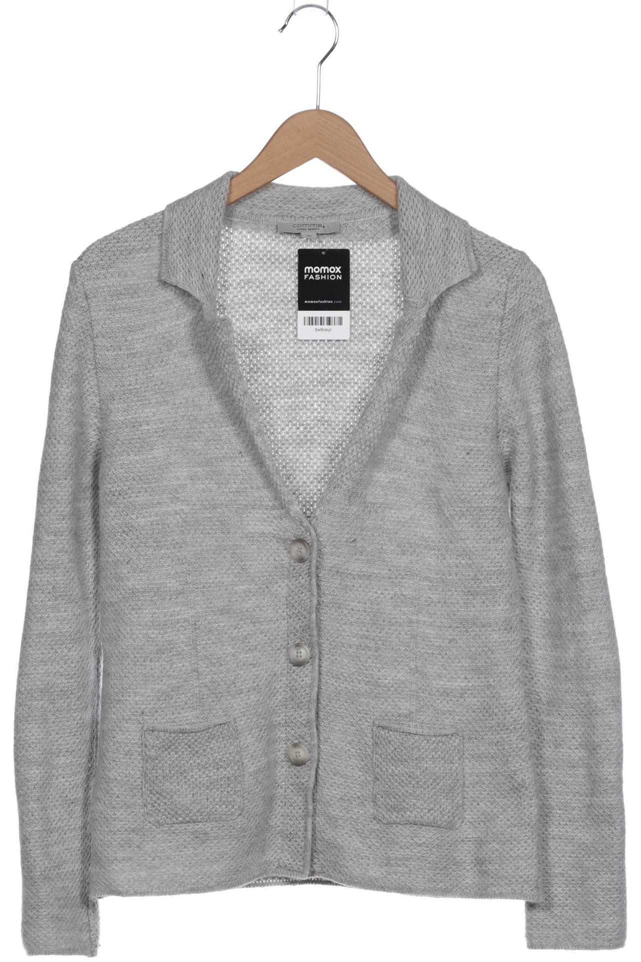

Comma Damen Strickjacke, grau, Gr. 40
