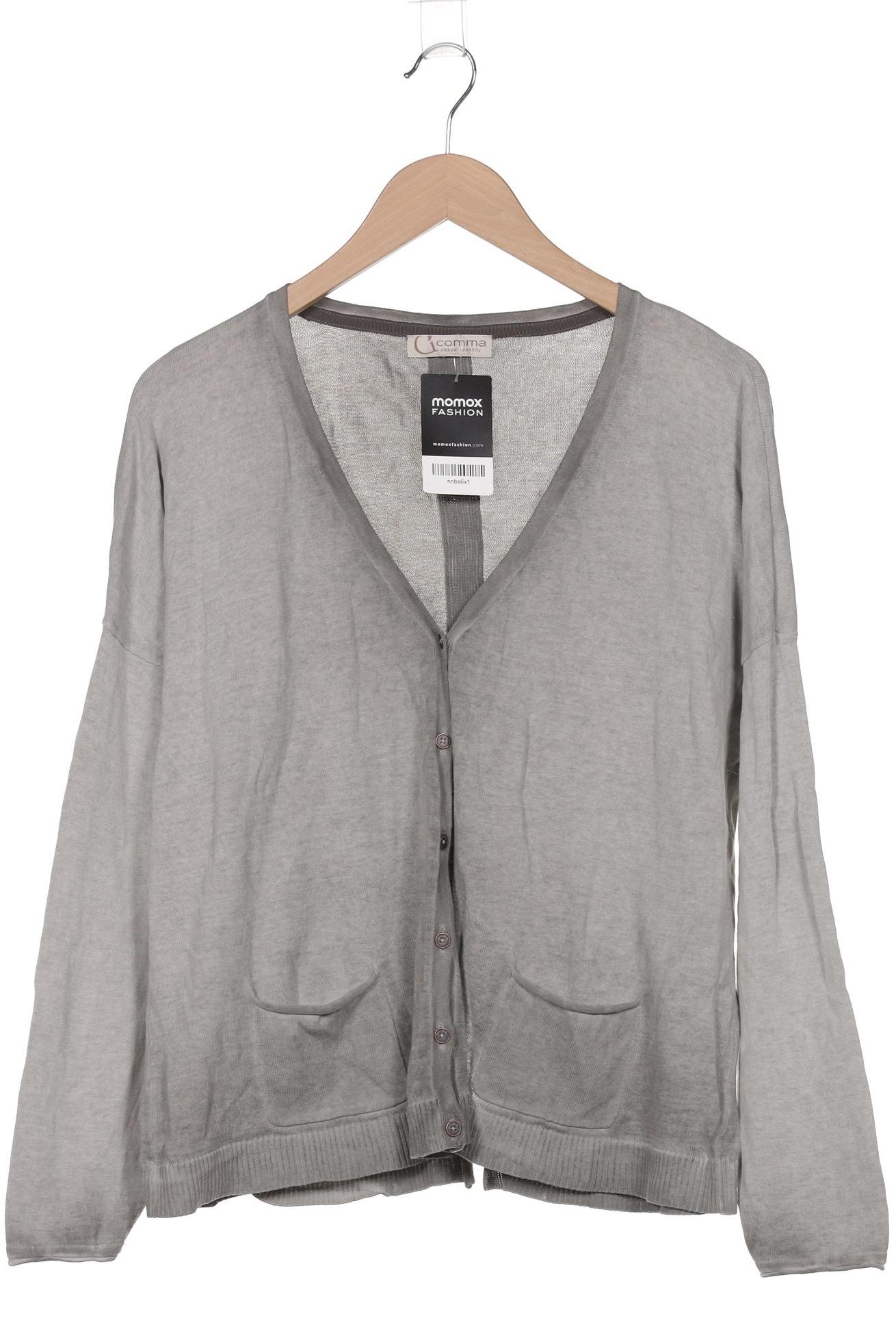 

Comma Damen Strickjacke, grau, Gr. 42