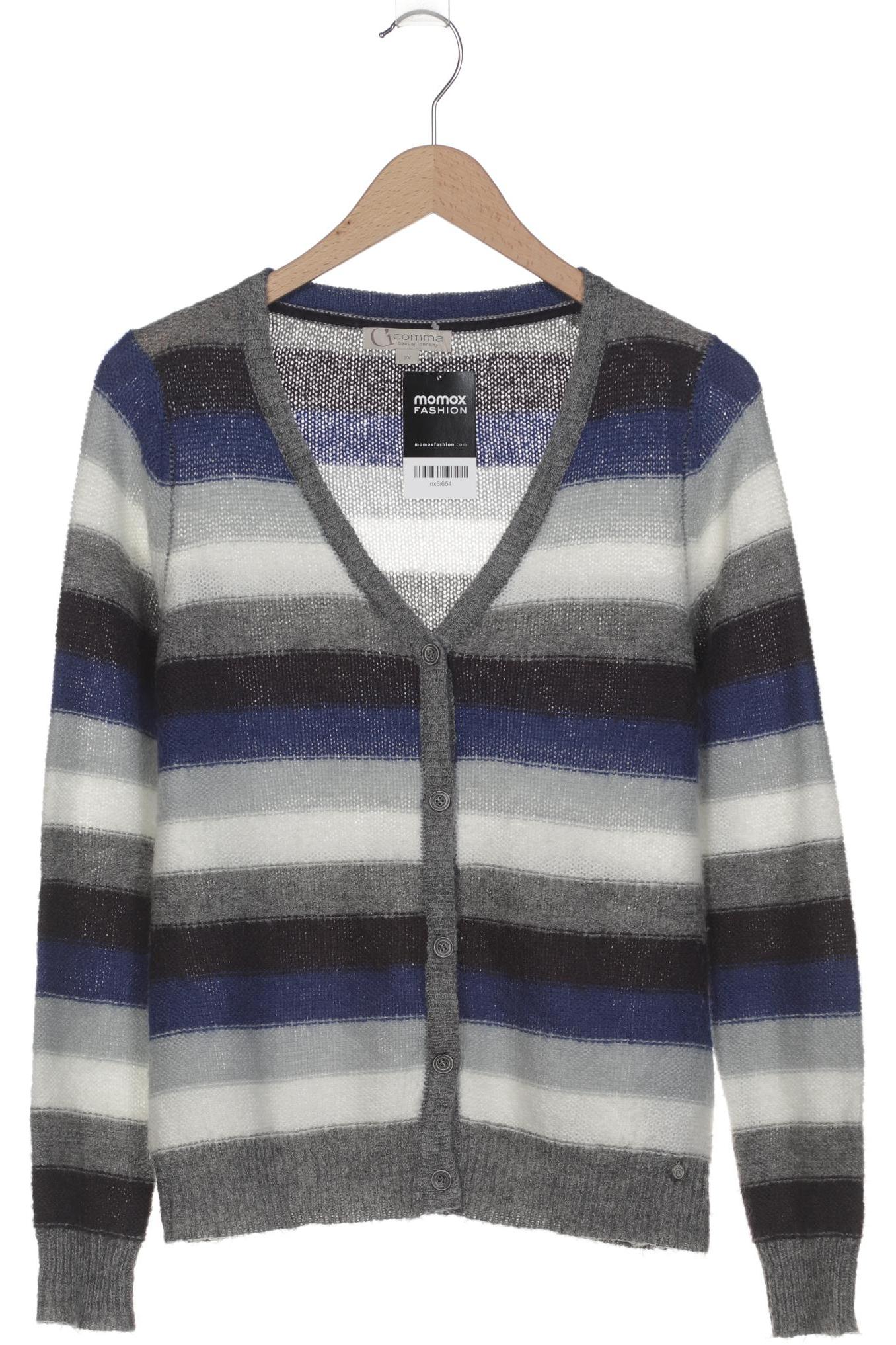 

Comma Damen Strickjacke, grau, Gr. 38