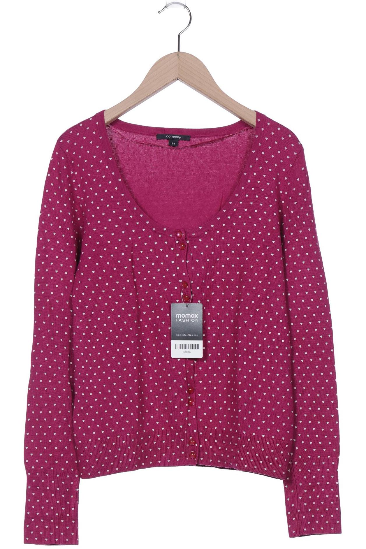

Comma Damen Strickjacke, pink, Gr. 38