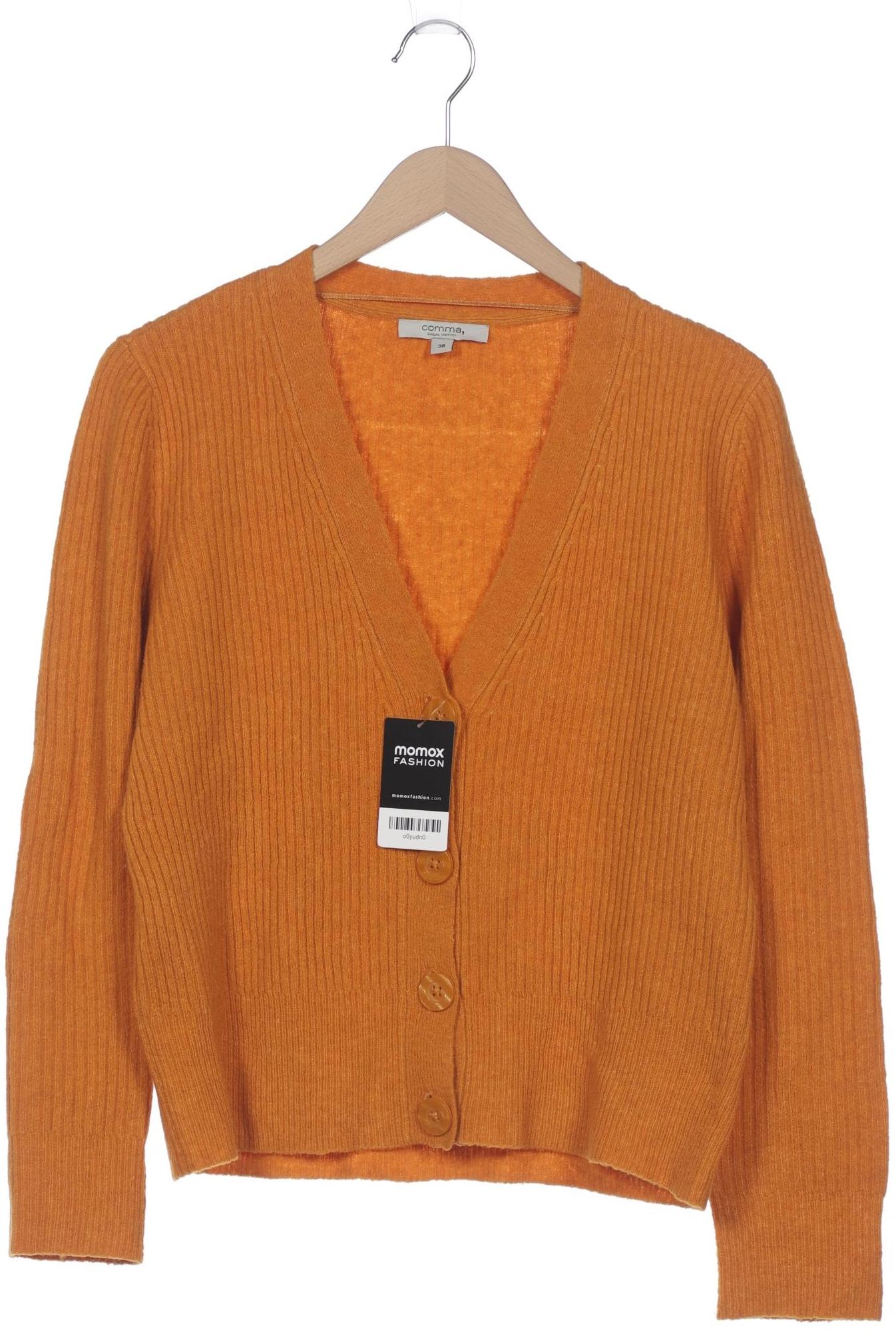 

Comma Damen Strickjacke, orange, Gr. 38