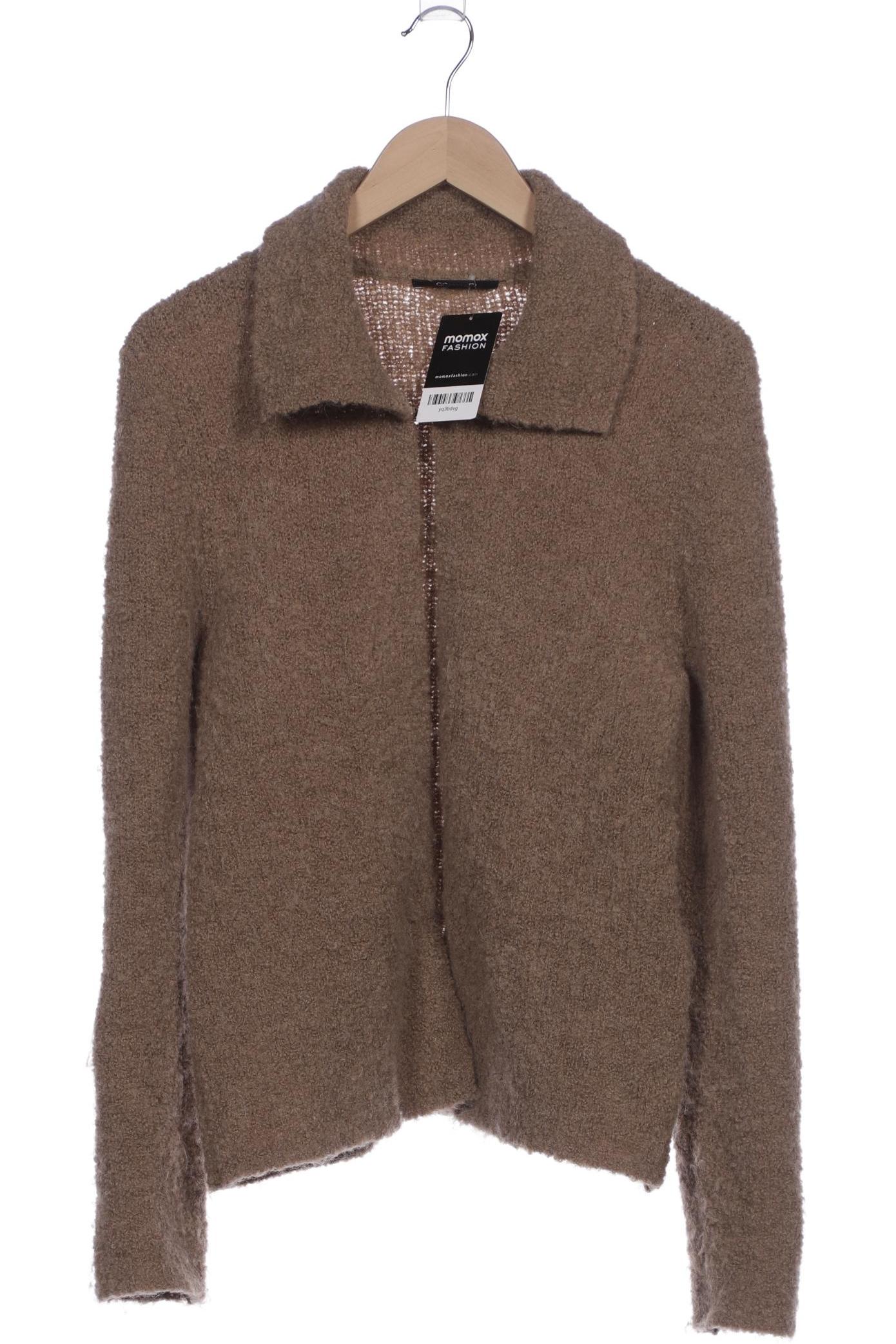 

Comma Damen Strickjacke, beige, Gr. 40