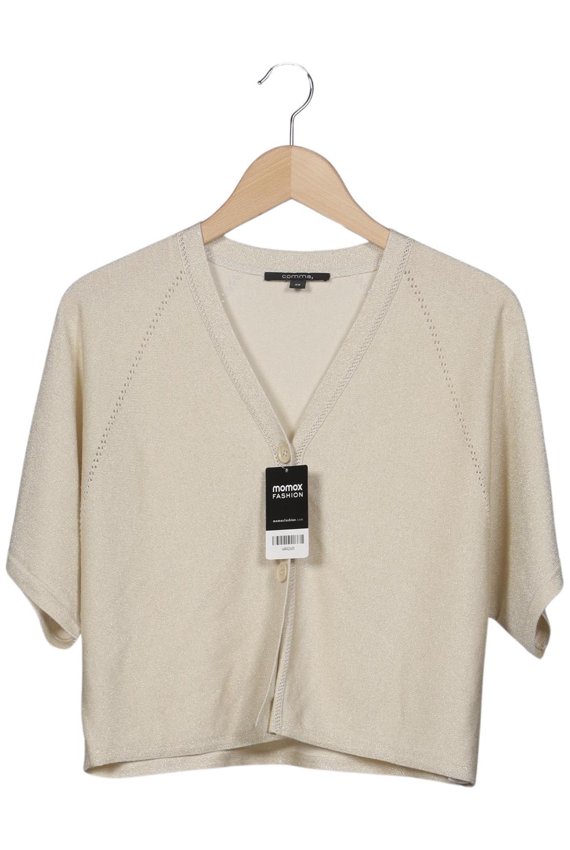 

Comma Damen Strickjacke, beige, Gr. 34