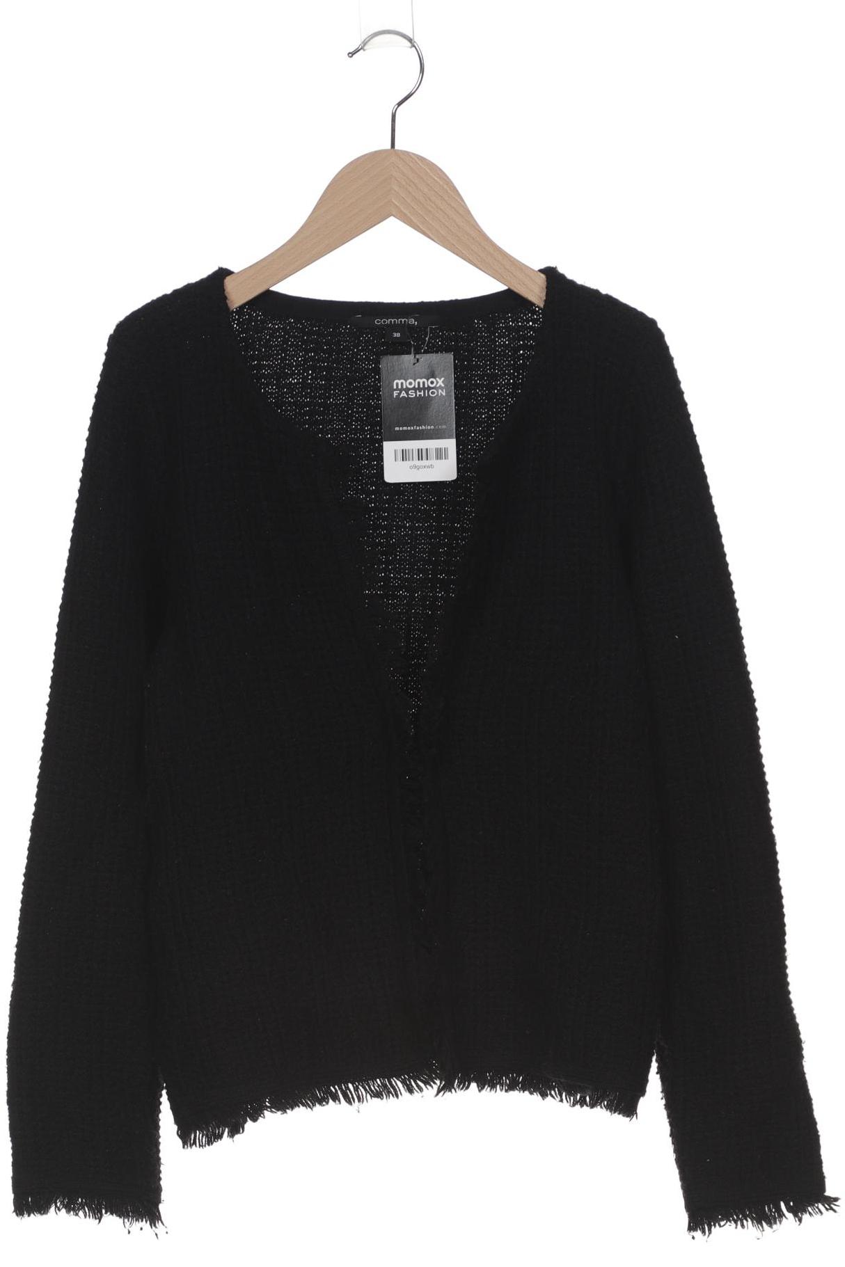 

Comma Damen Strickjacke, schwarz, Gr. 38