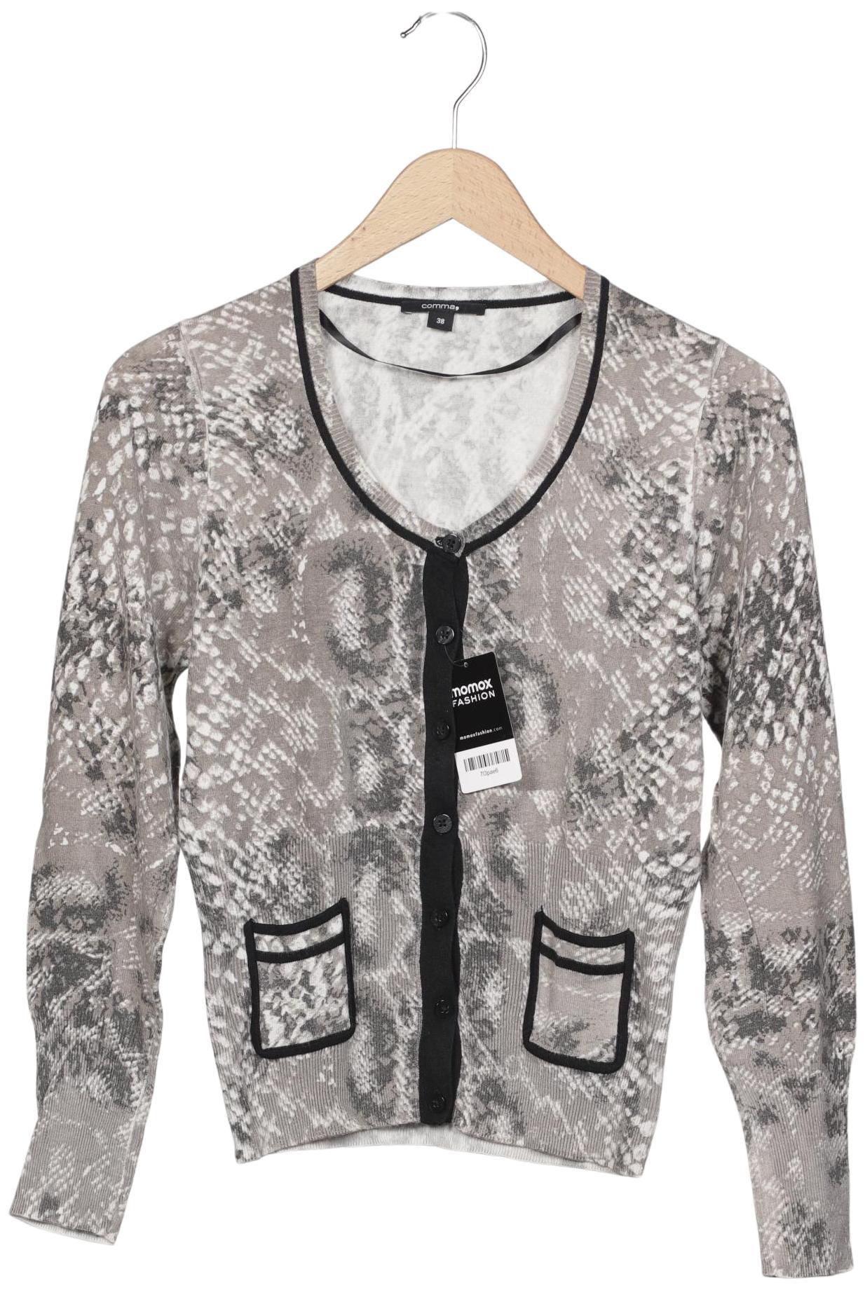 

Comma Damen Strickjacke, beige, Gr. 38