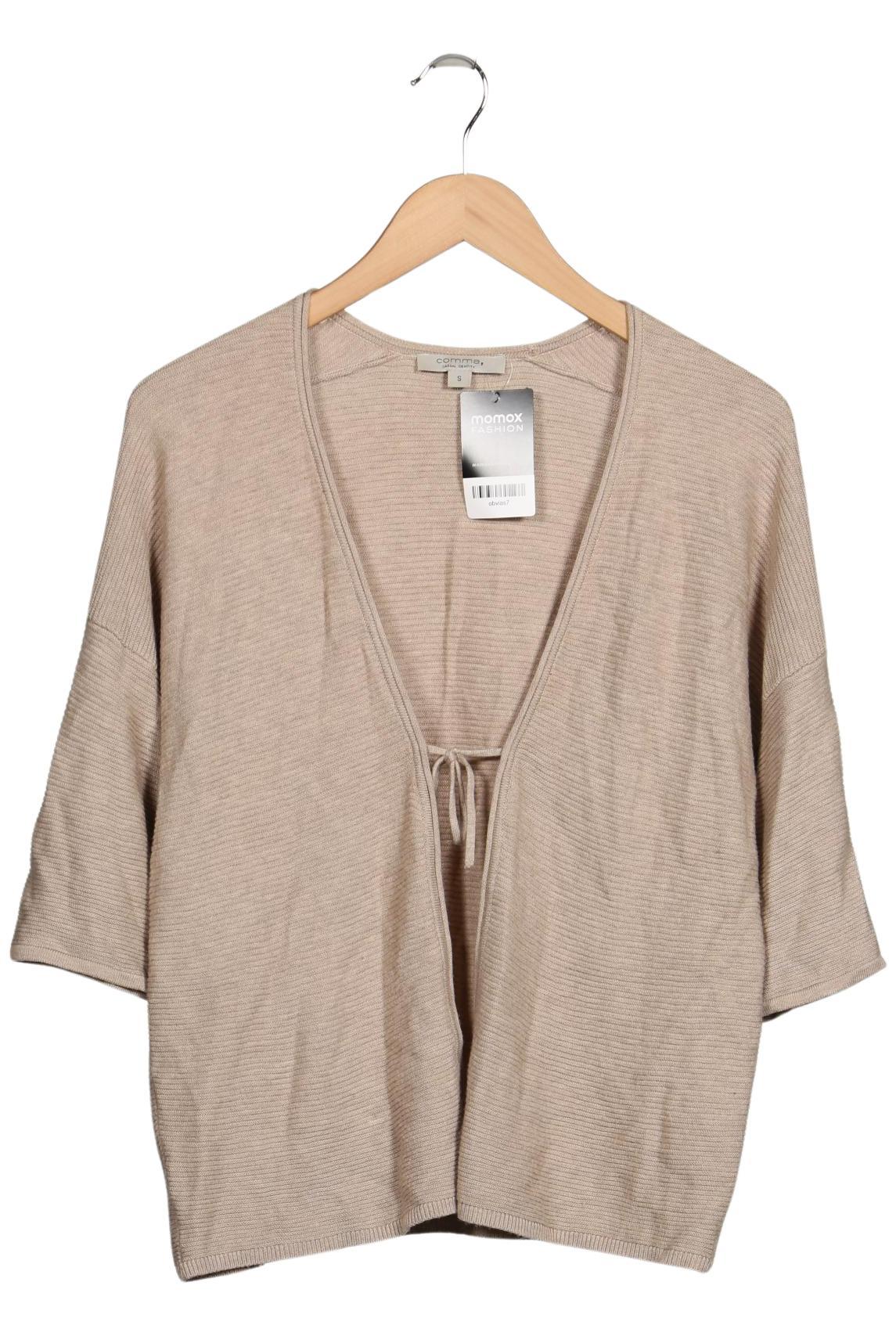 

Comma Damen Strickjacke, beige, Gr. 36