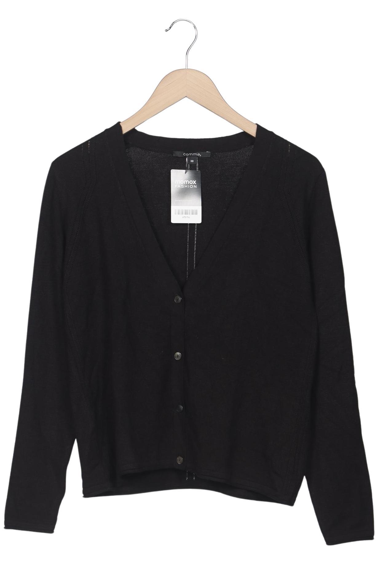 

Comma Damen Strickjacke, schwarz, Gr. 38