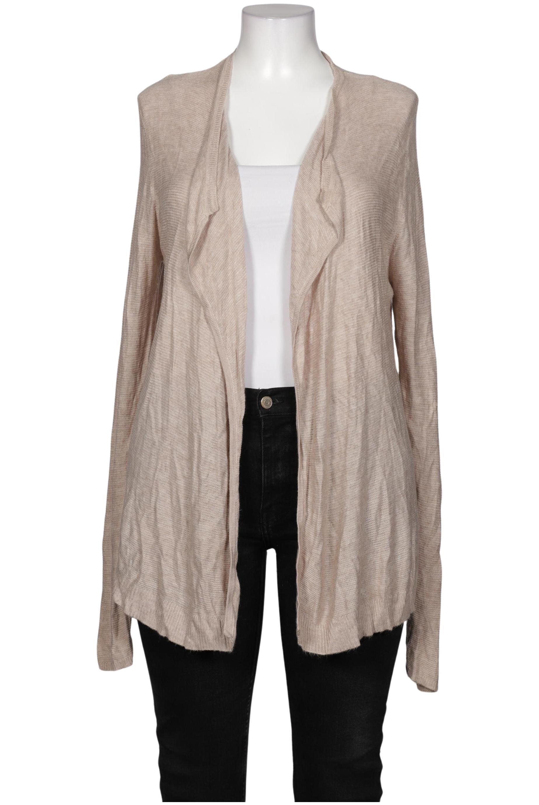 

Comma Damen Strickjacke, beige, Gr. 46