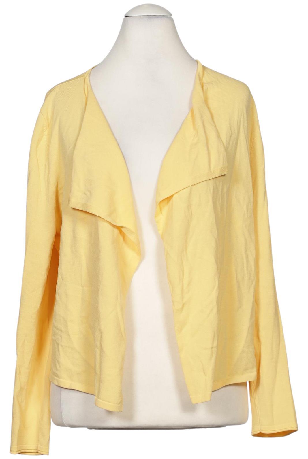 

Comma Damen Strickjacke, gelb, Gr. 38