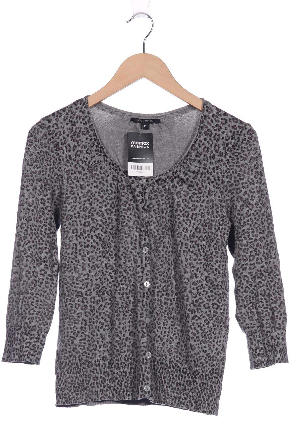

Comma Damen Strickjacke, grau, Gr. 40