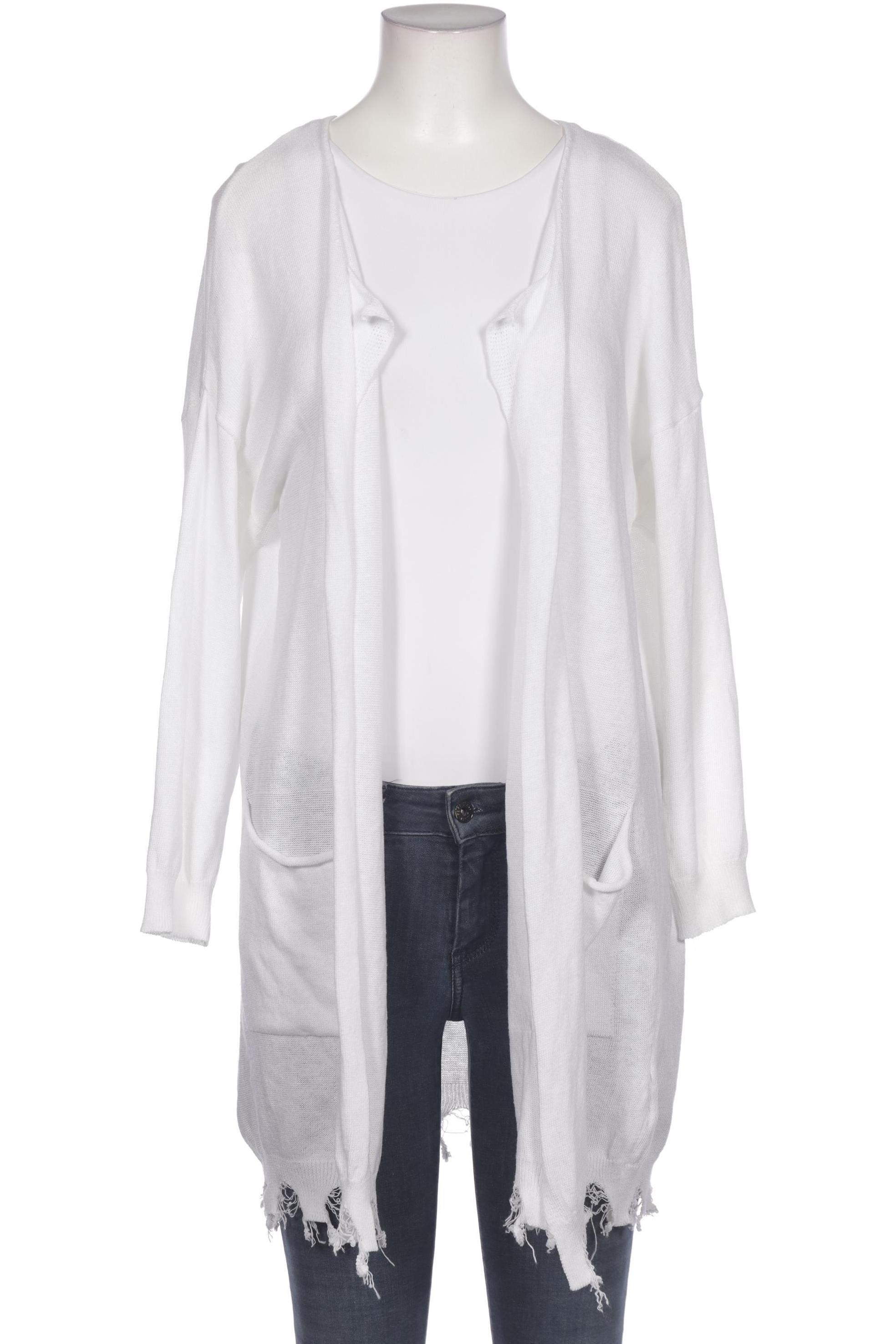 

Comma Damen Strickjacke, weiß, Gr. 38