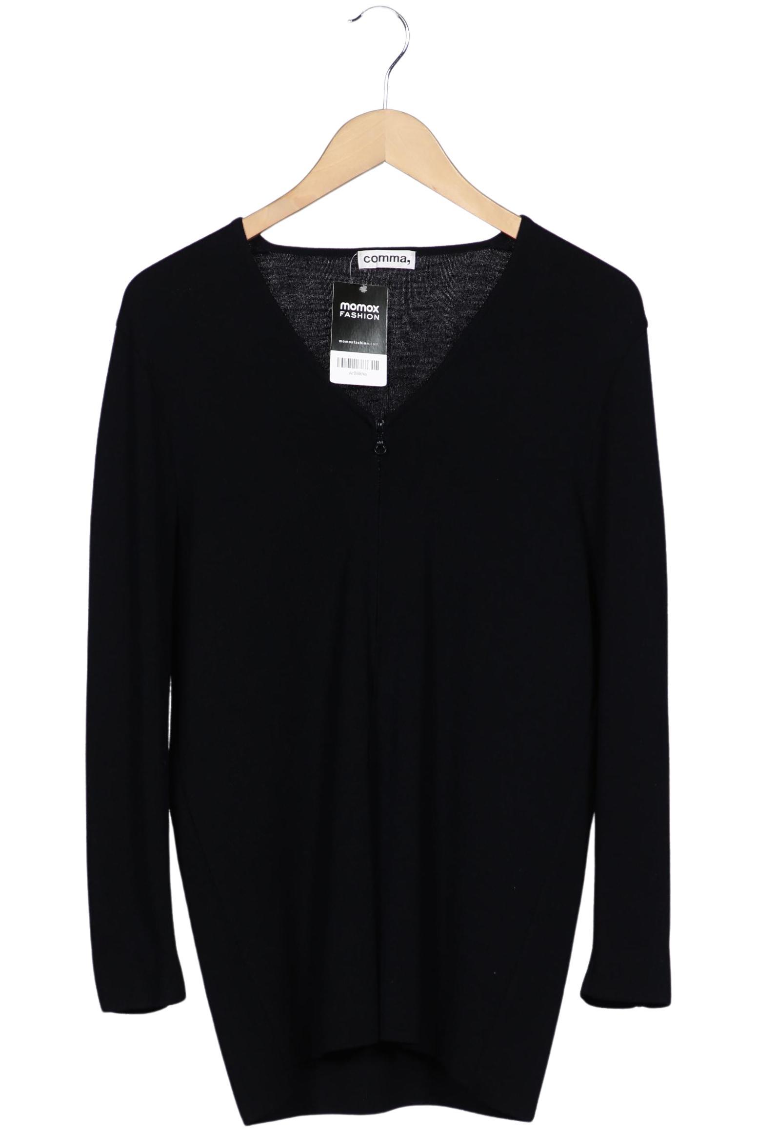 

Comma Damen Strickjacke, schwarz, Gr. 36