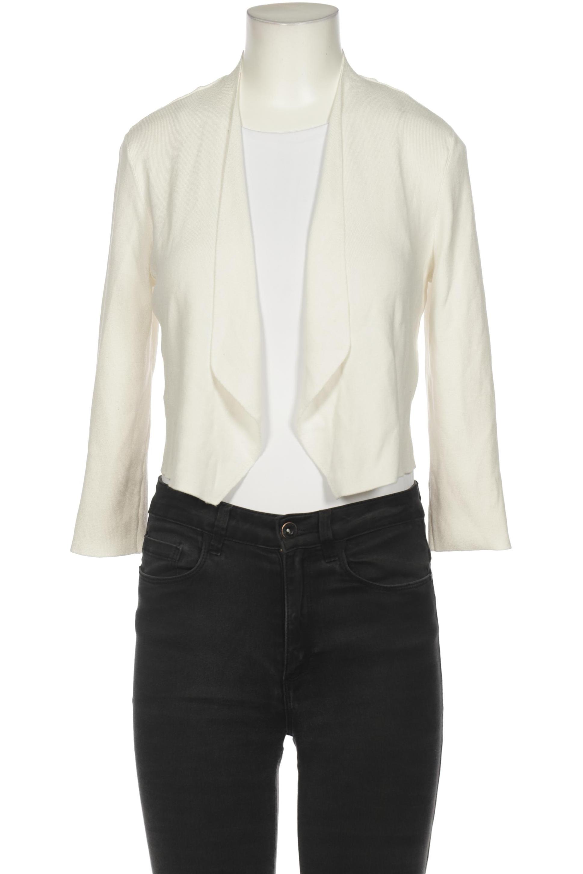 

Comma Damen Strickjacke, weiß, Gr. 36