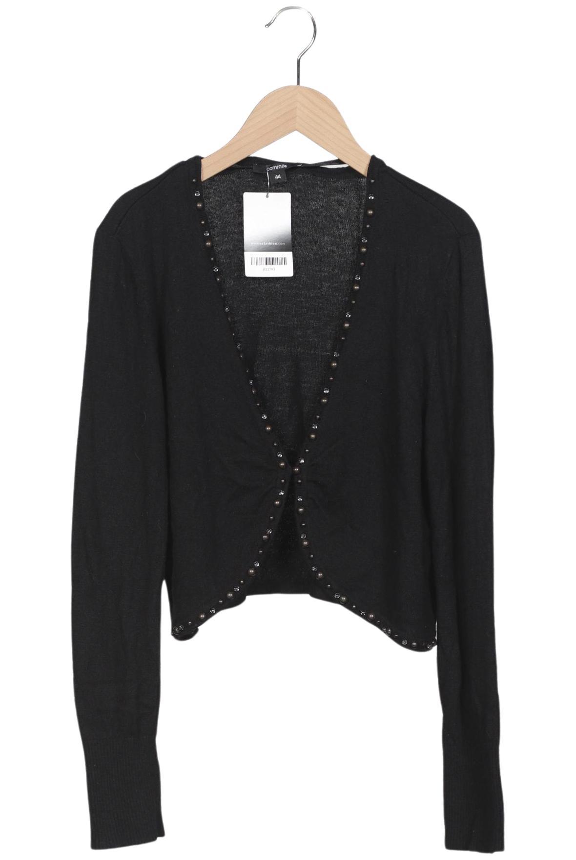 

Comma Damen Strickjacke, schwarz, Gr. 44