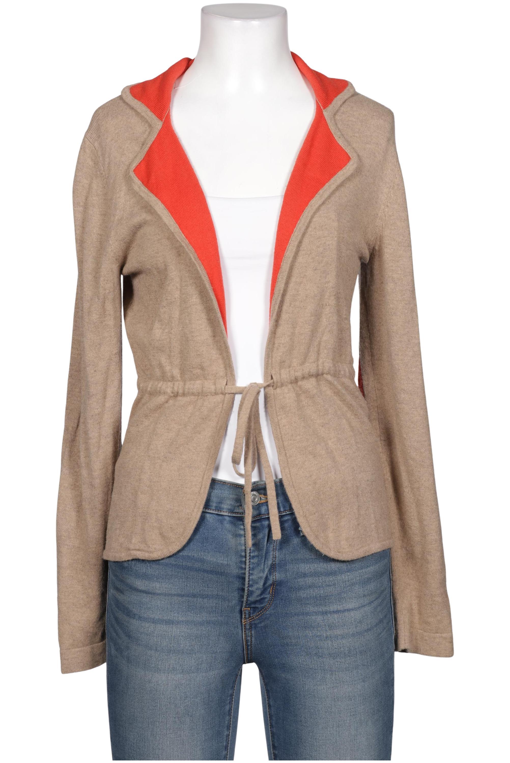 

Comma Damen Strickjacke, beige, Gr. 38