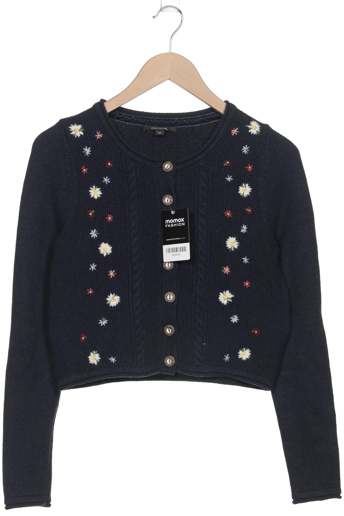 

Comma Damen Strickjacke, marineblau, Gr. 34
