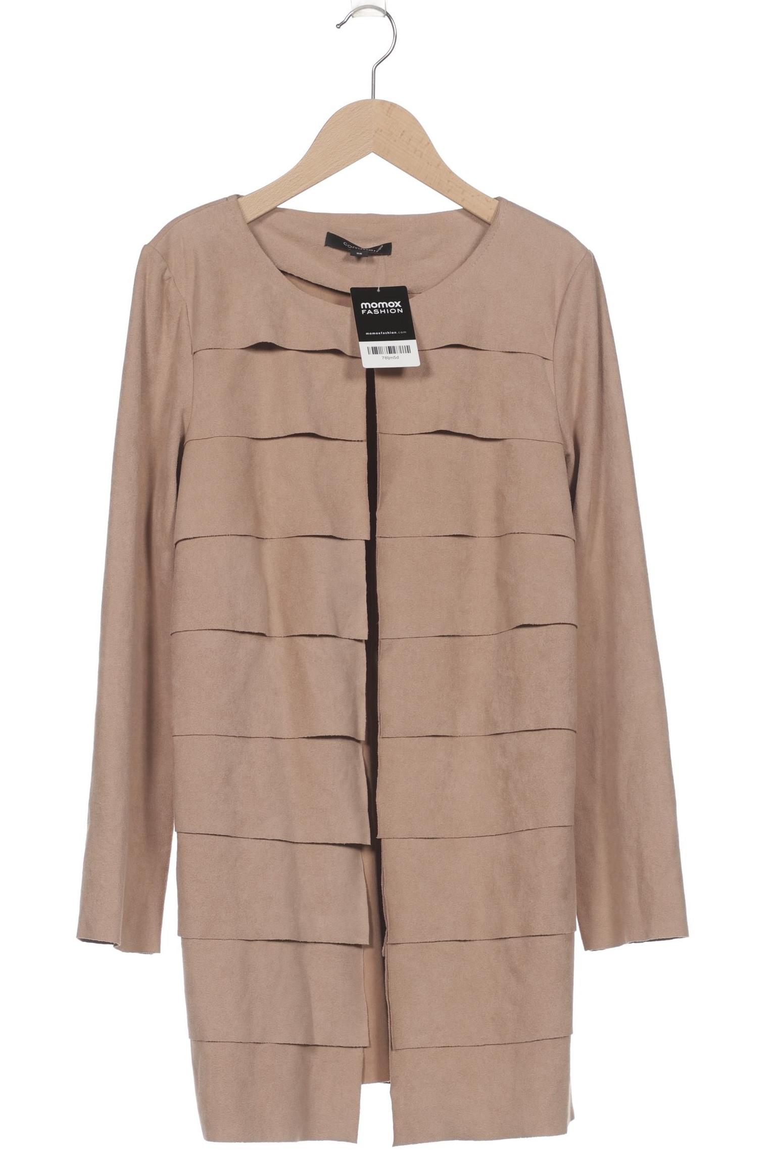 

Comma Damen Strickjacke, beige, Gr. 38