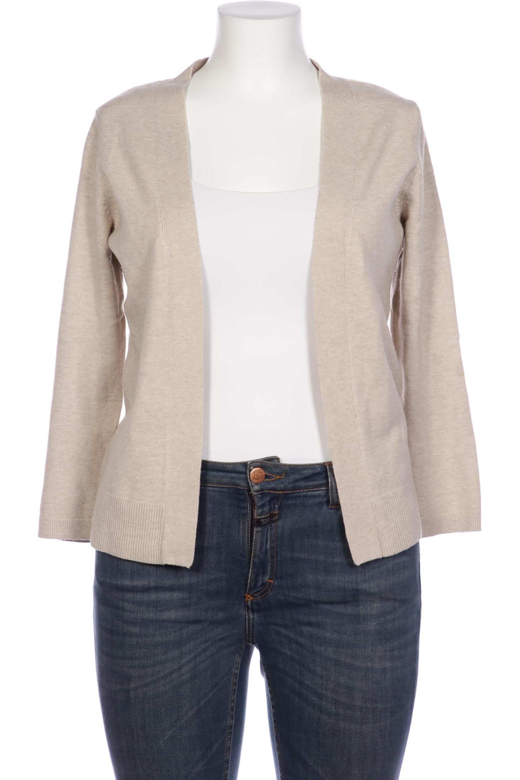

Comma Damen Strickjacke, beige, Gr. 40