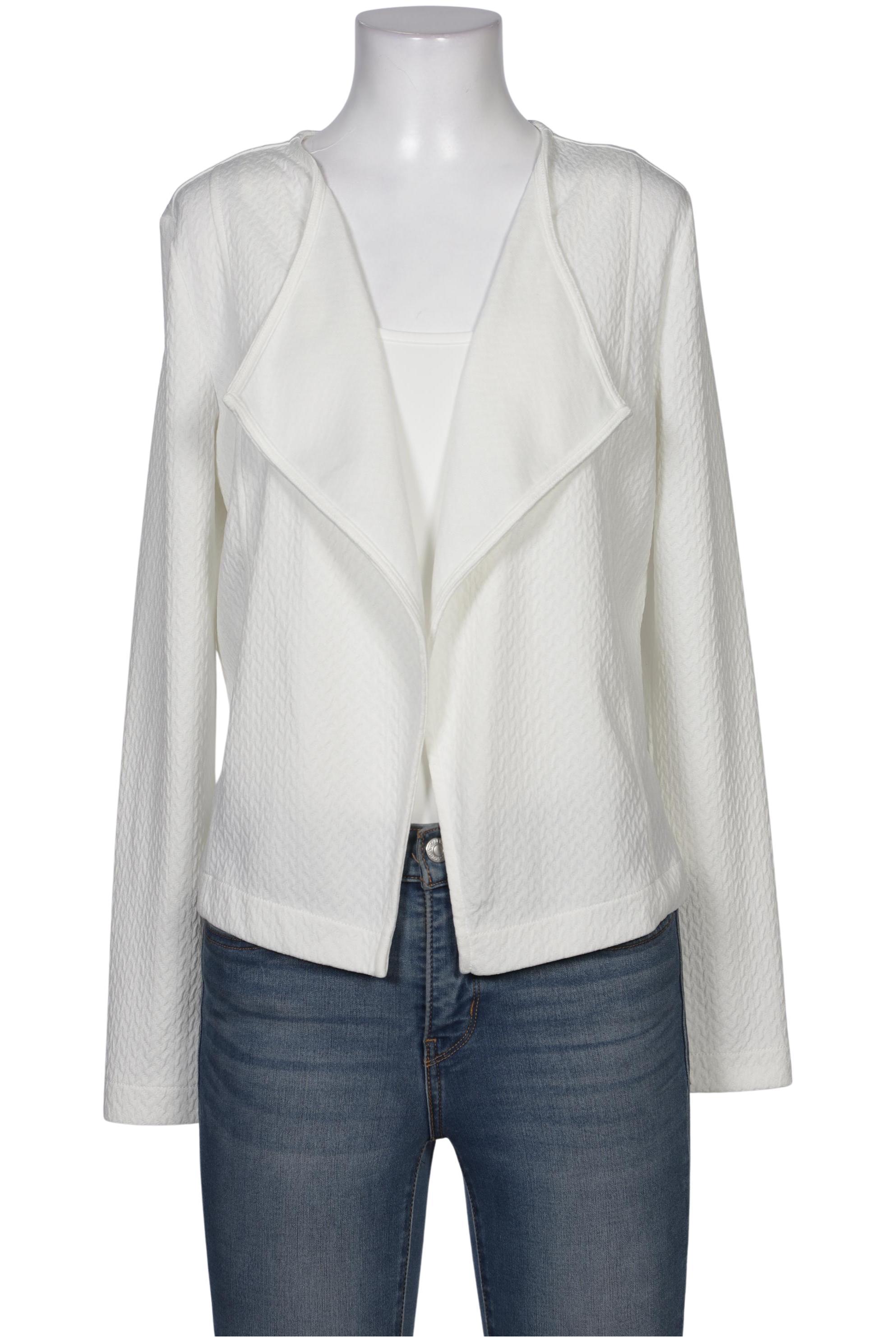 

Comma Damen Strickjacke, weiß, Gr. 38