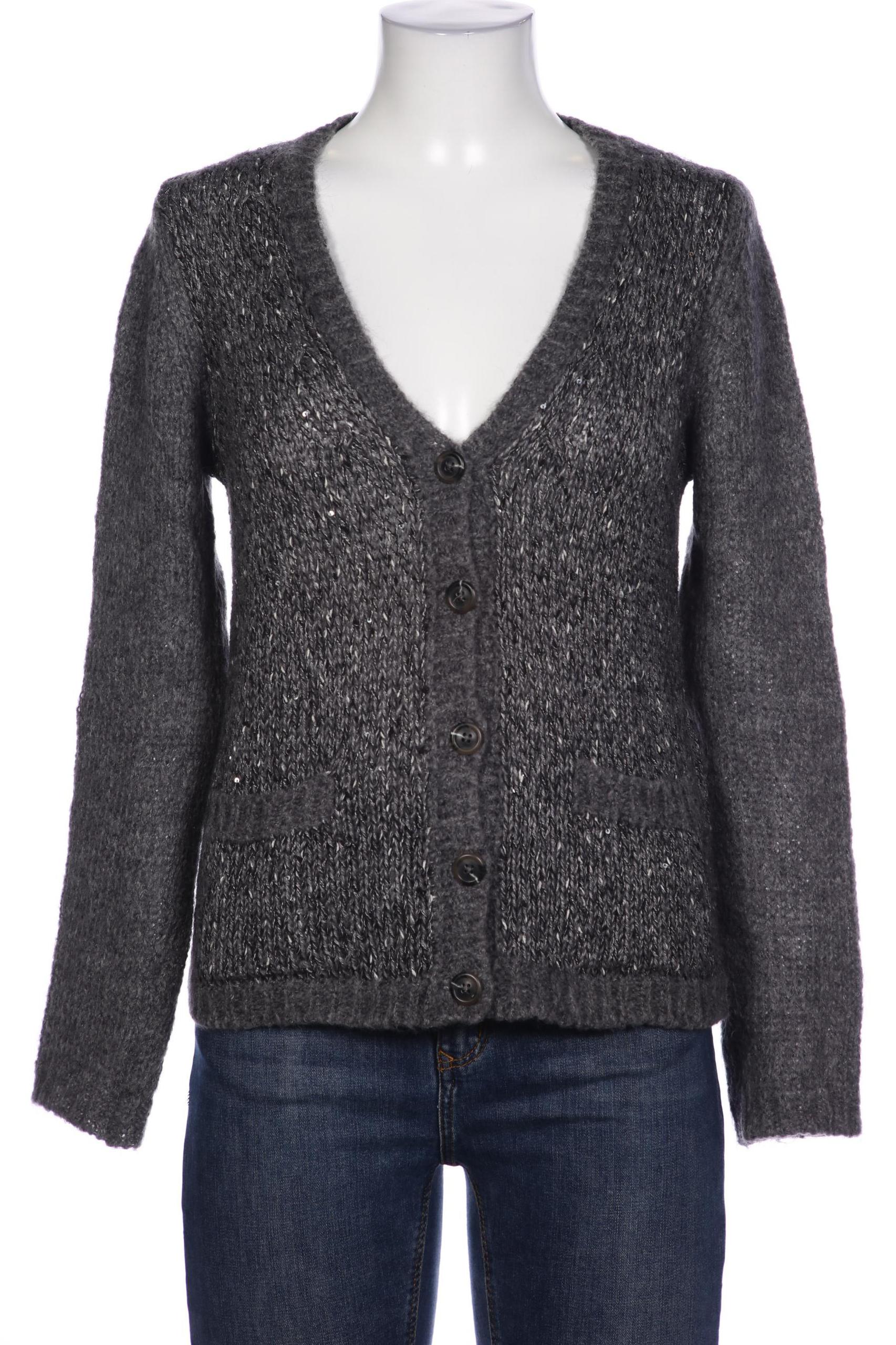 

Comma Damen Strickjacke, grau, Gr. 36