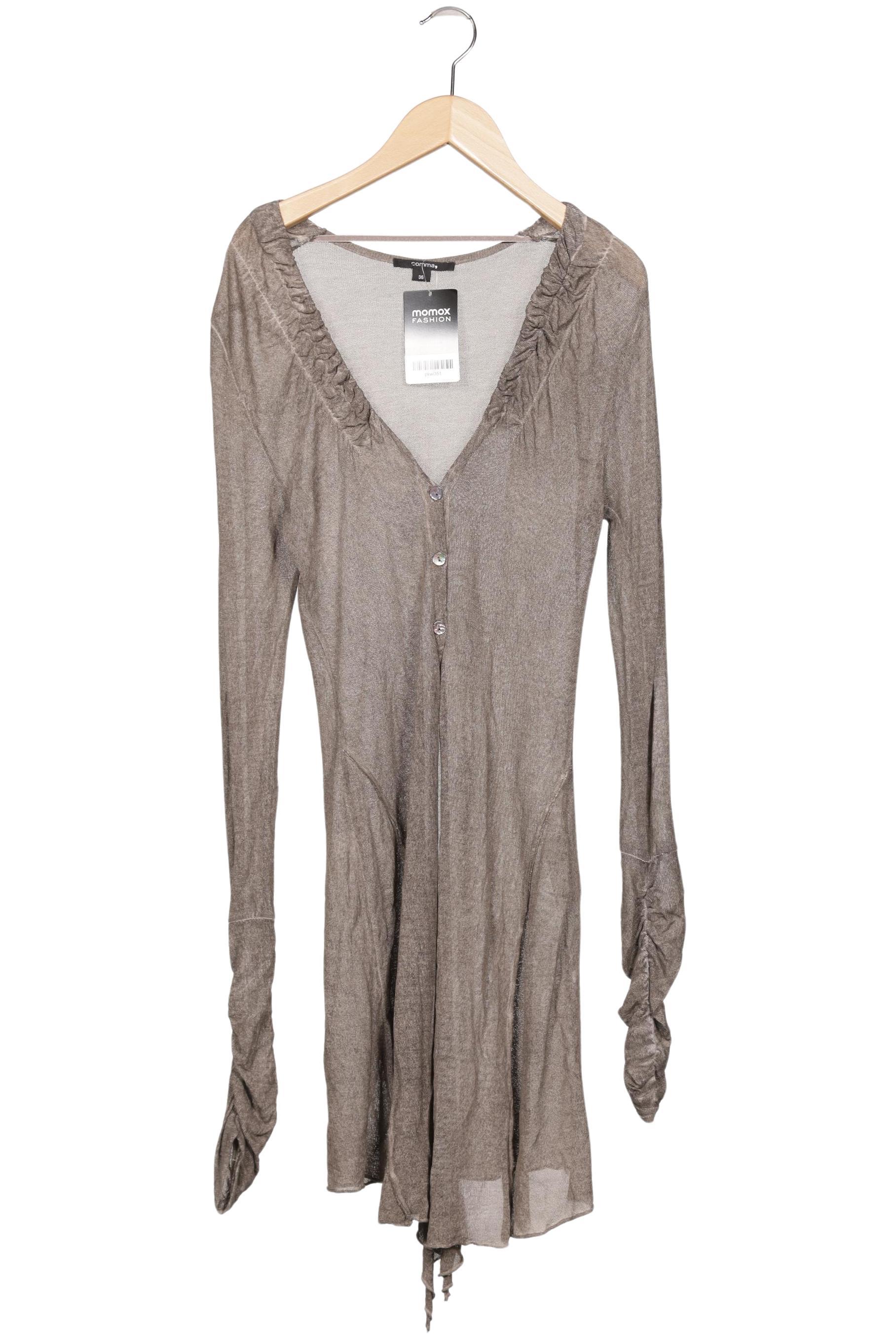 

Comma Damen Strickjacke, grau, Gr. 36