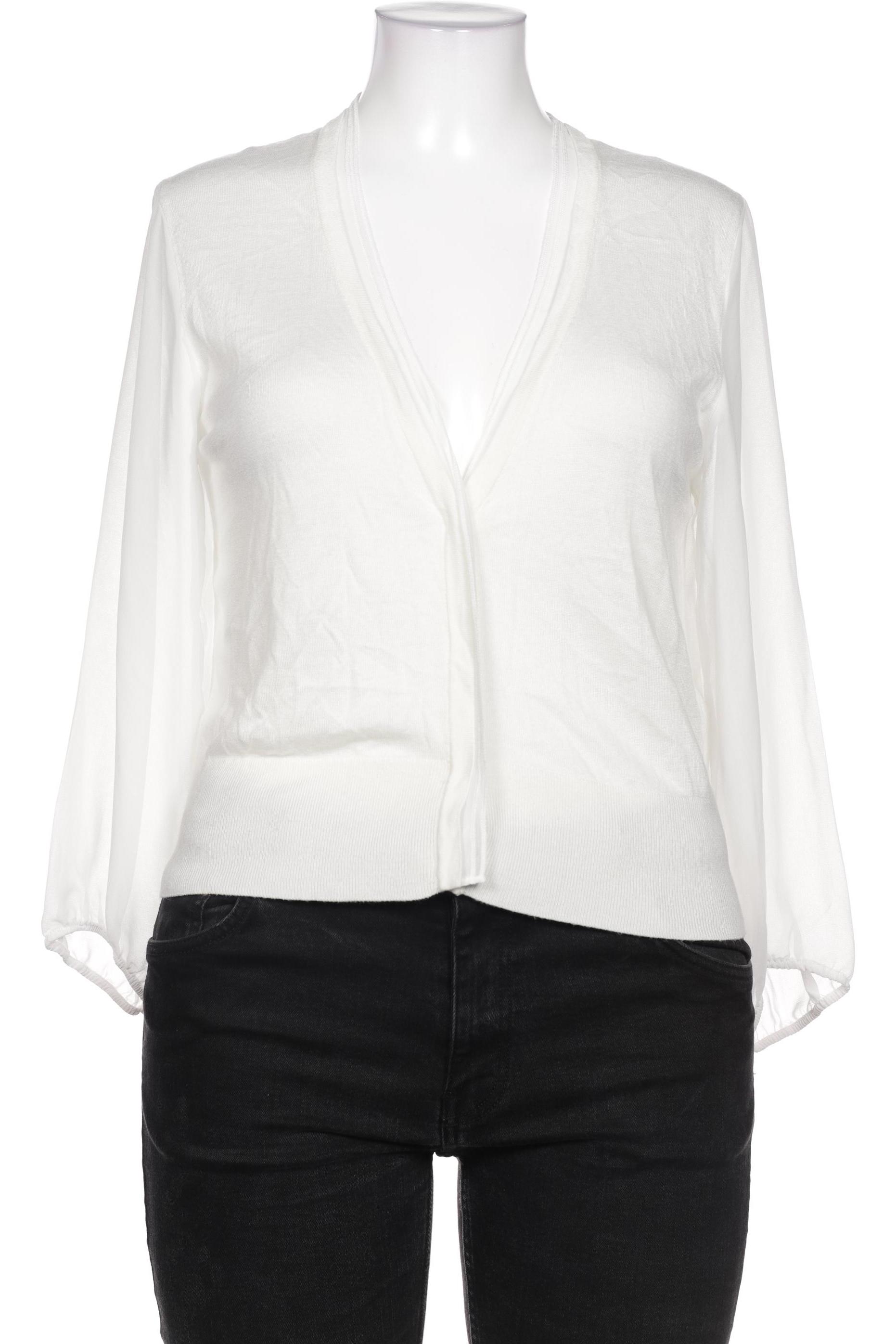 

Comma Damen Strickjacke, weiß, Gr. 44