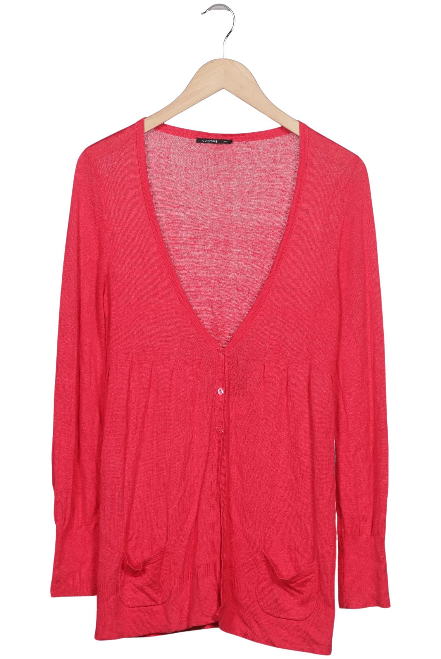 

Comma Damen Strickjacke, pink, Gr. 40