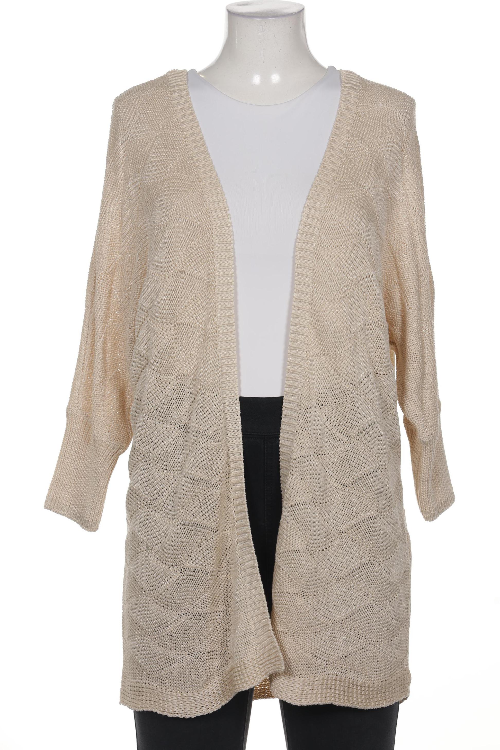 

Comma Damen Strickjacke, beige, Gr. 42