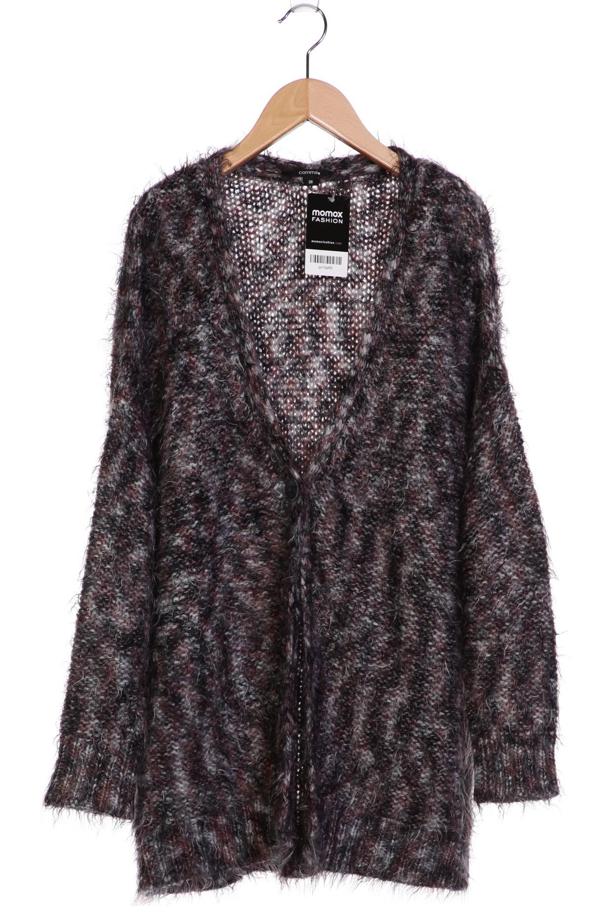 

Comma Damen Strickjacke, grau, Gr. 36